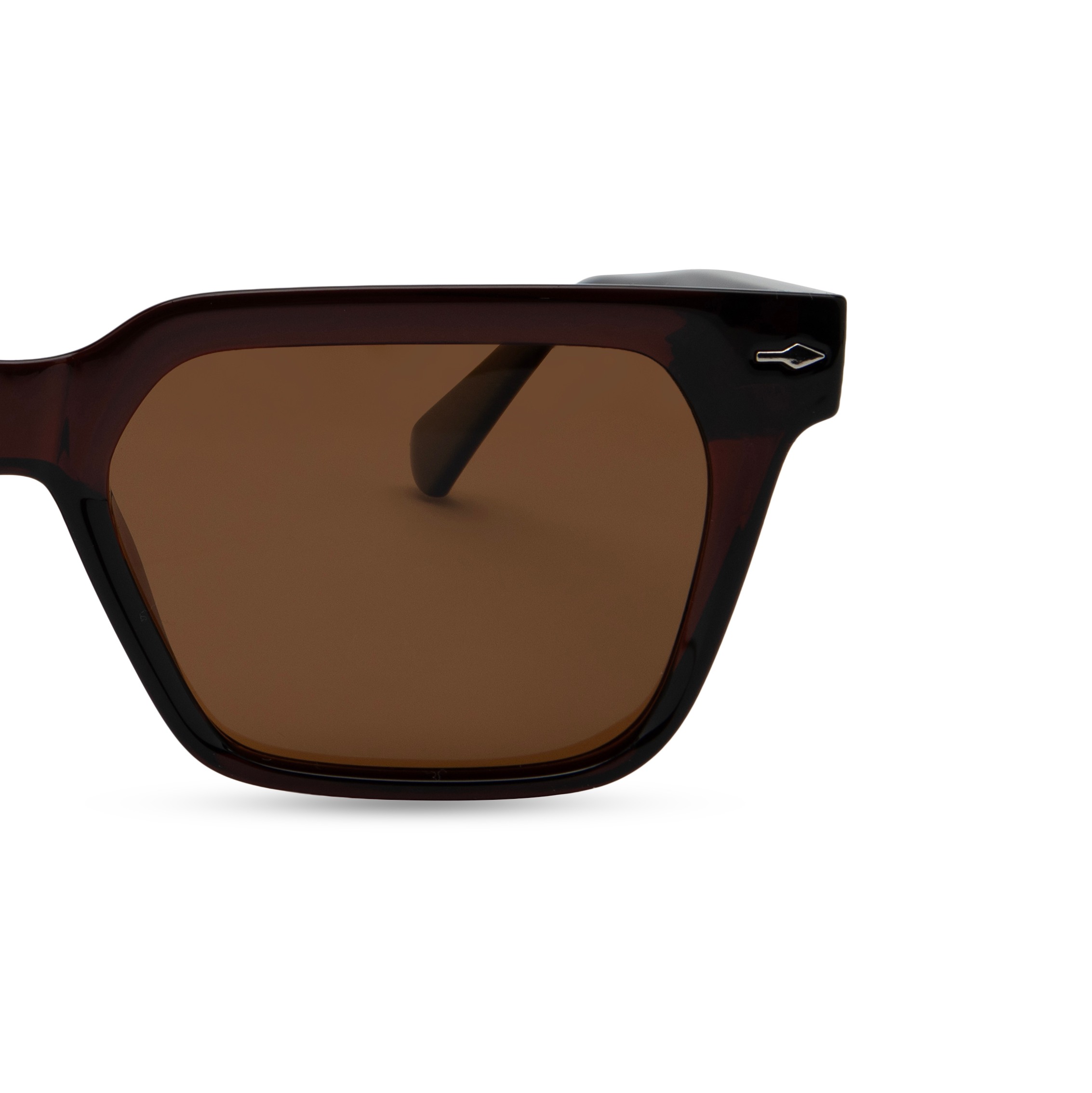 Brown Square Sunglasses for Women