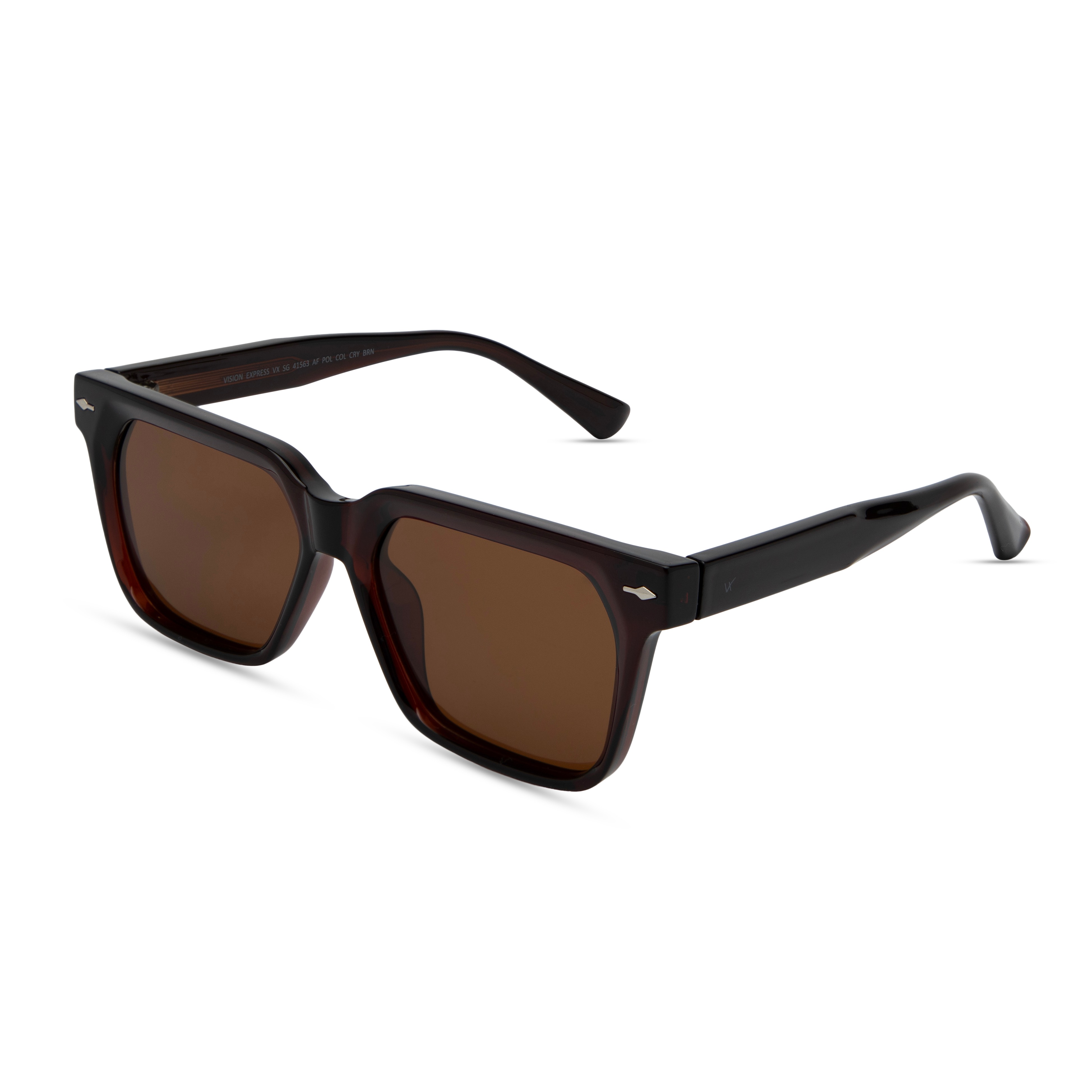 Brown Square Sunglasses for Women