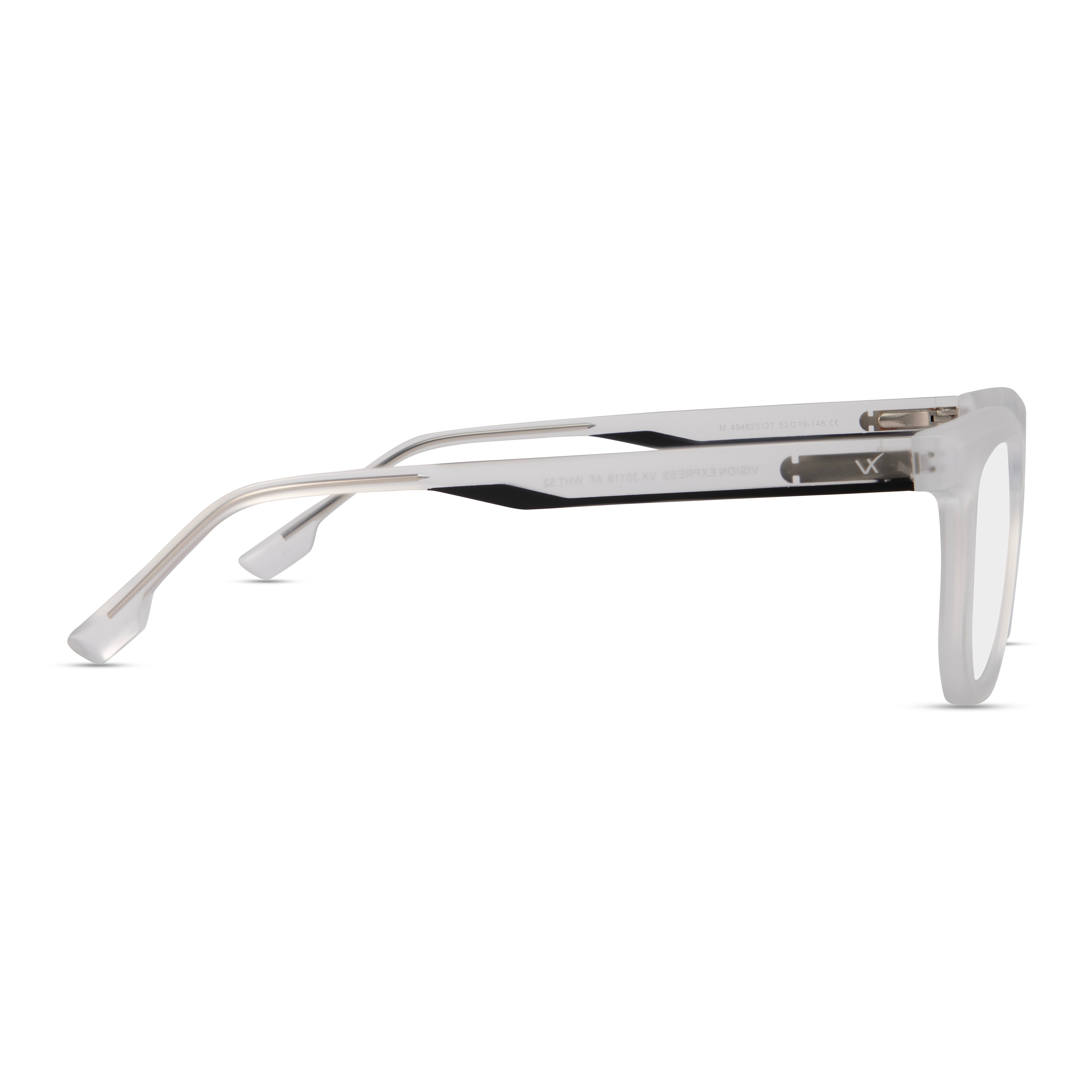 White Square Frame for Men +VIBE