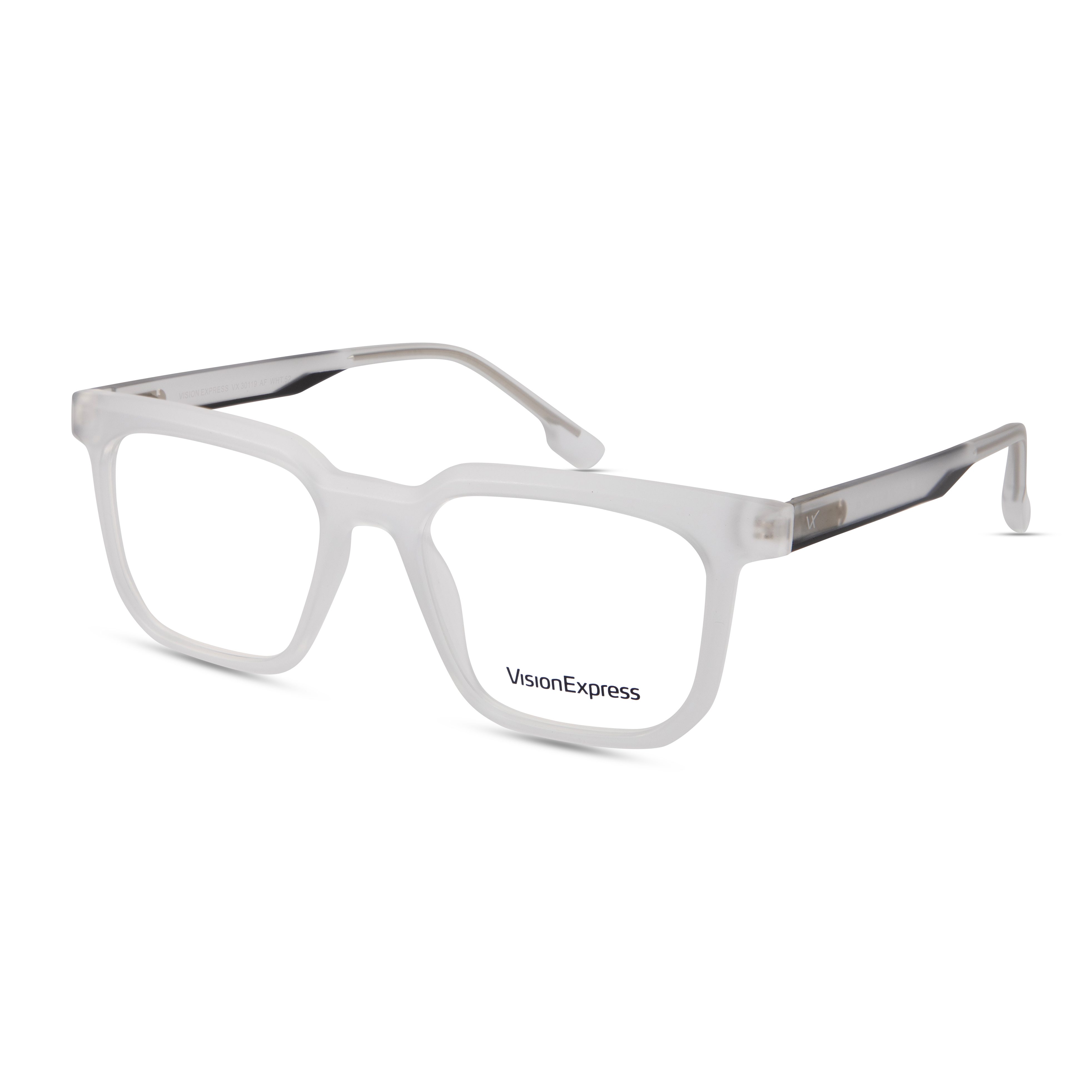 White Square Frame for Men +VIBE