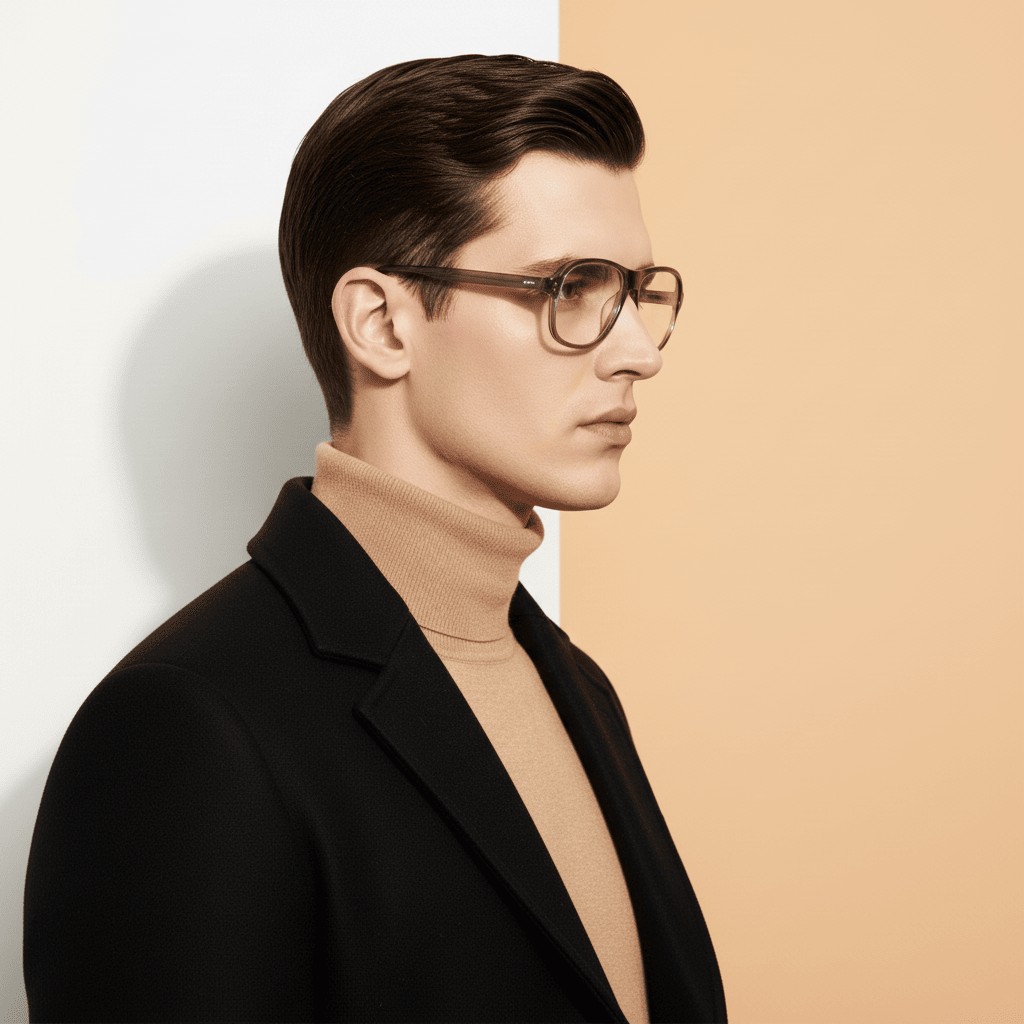Brown Aviator Frame for Men +VIBE