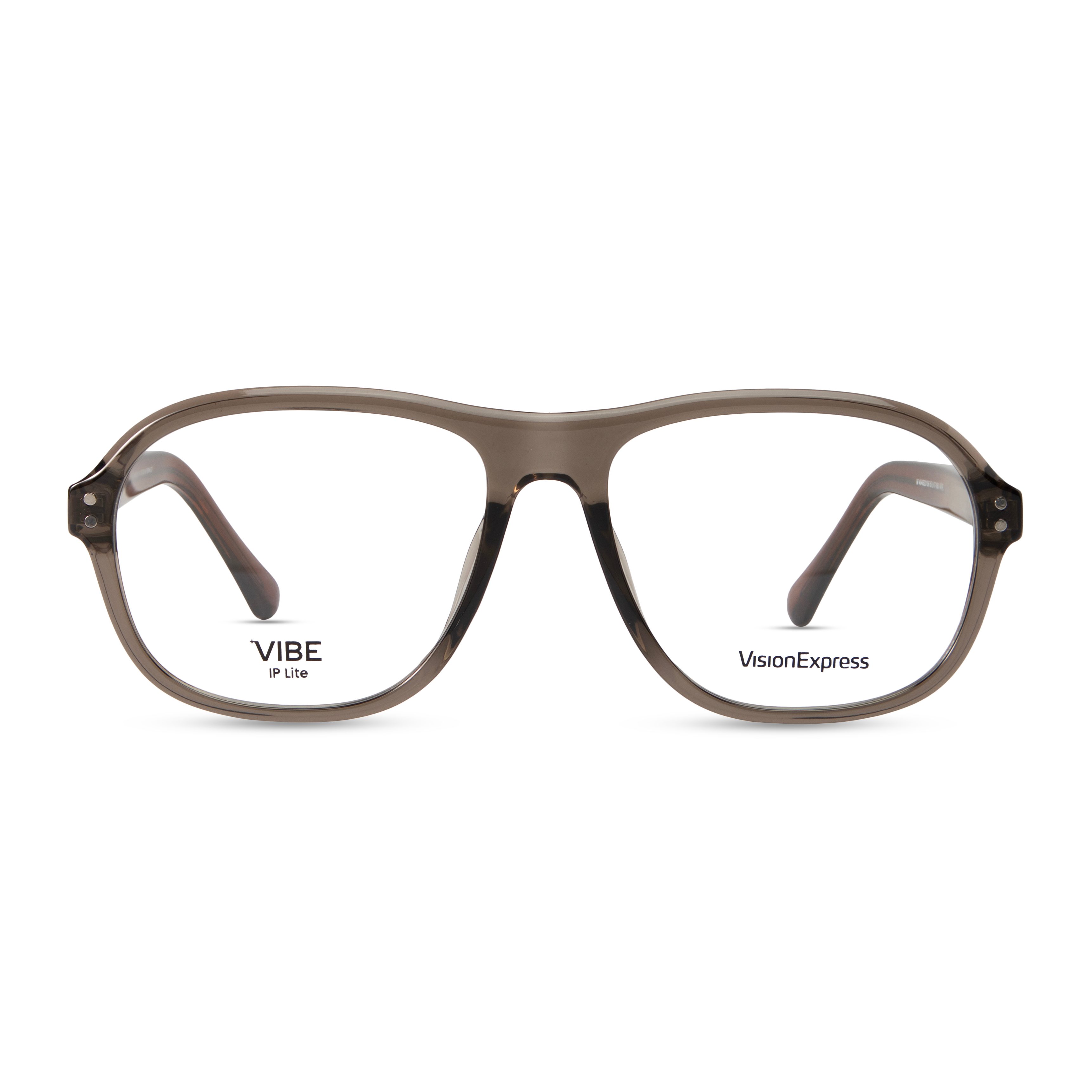 Brown Aviator Frame for Men +VIBE