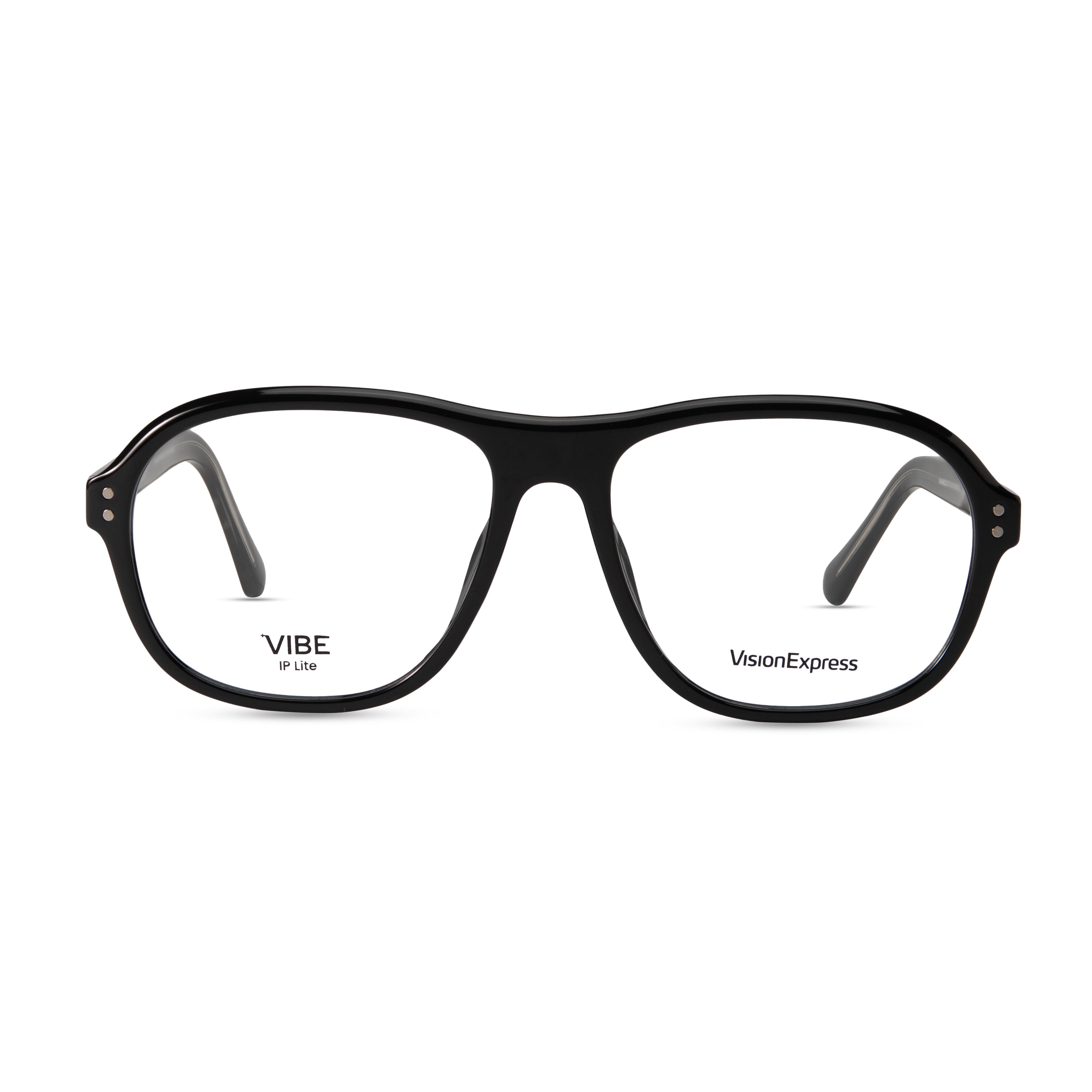 Black Aviator Frame for Men +VIBE