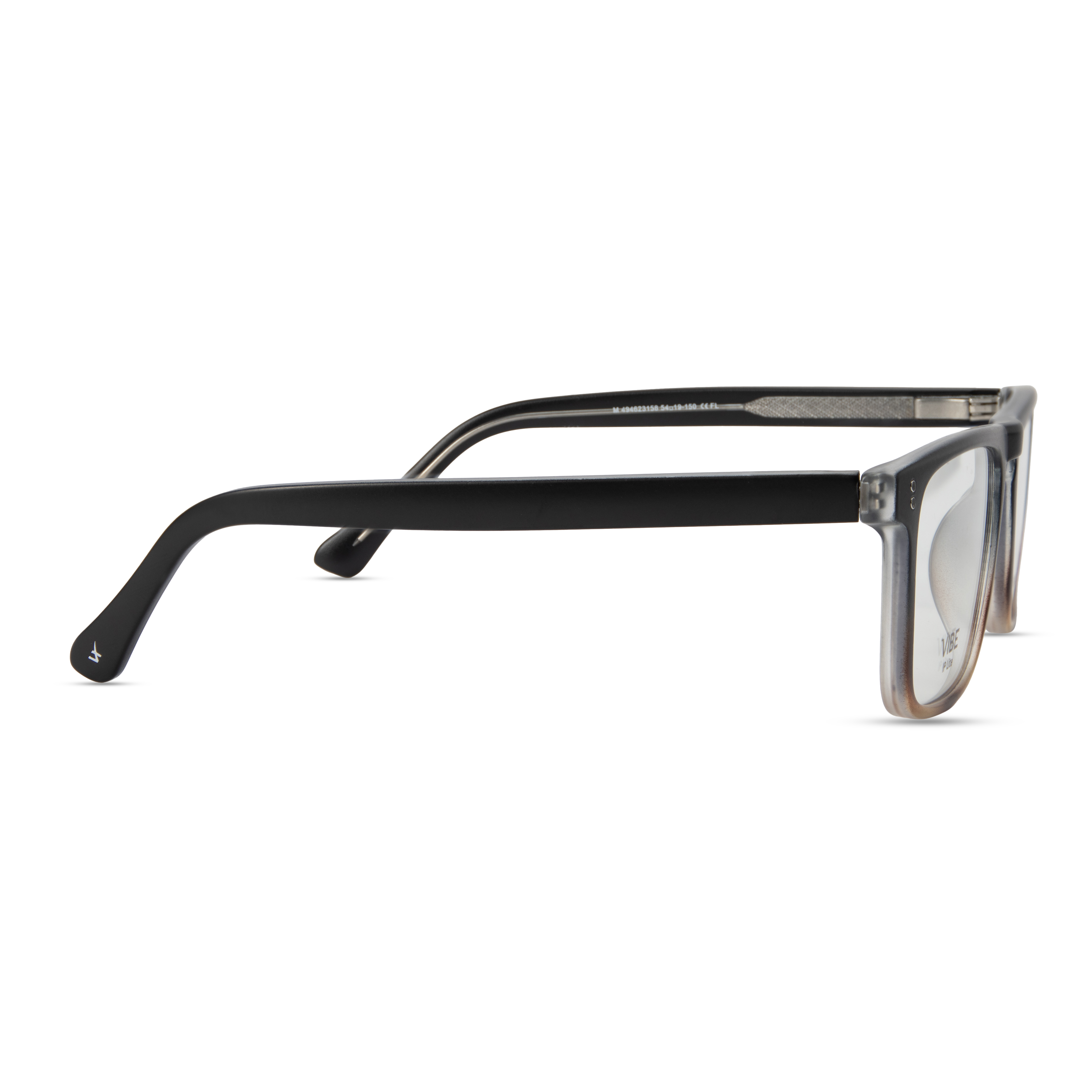 Black Rectangle Frame for Men +VIBE