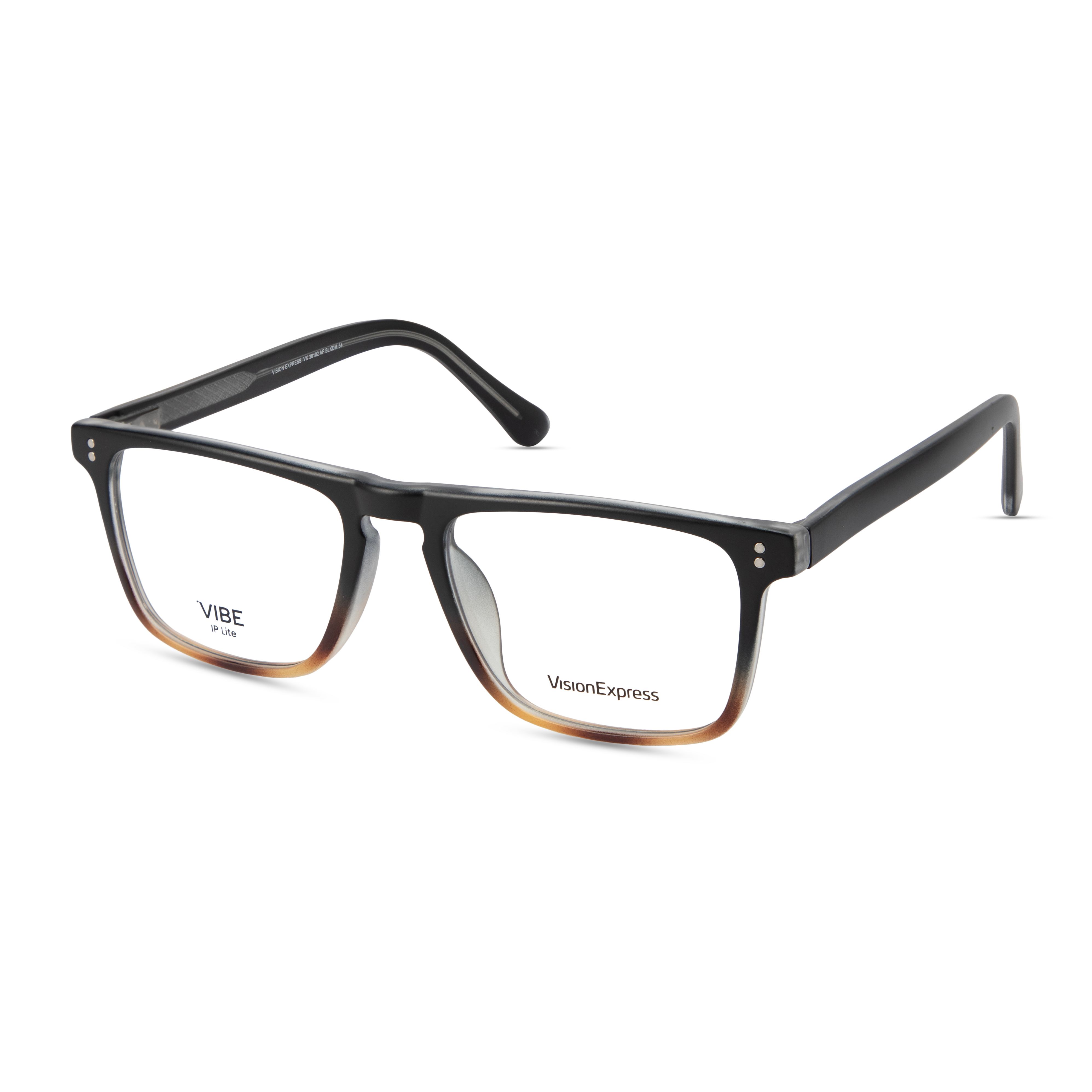 Black Rectangle Frame for Men +VIBE
