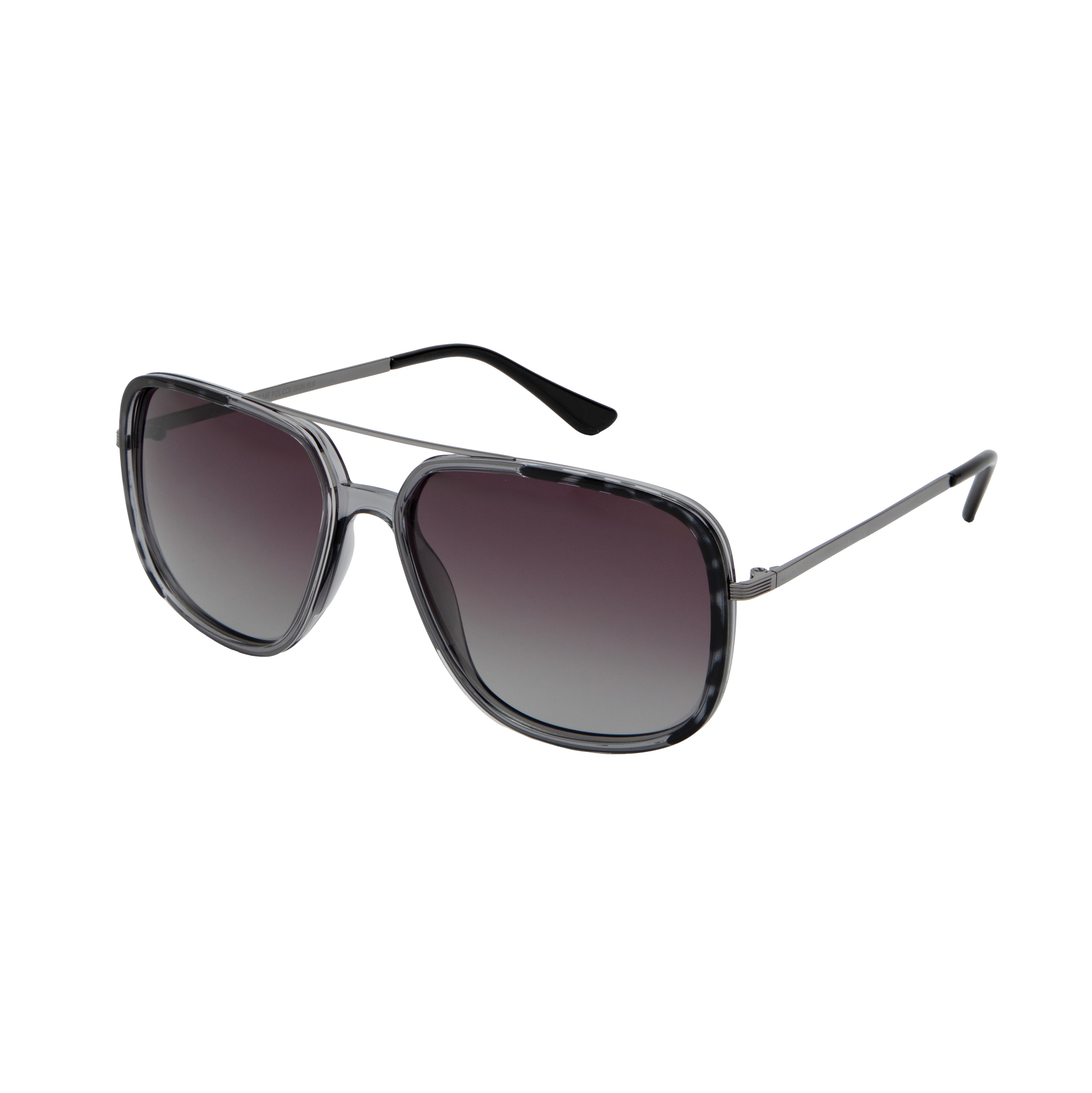Metallic Aviator Sunglasses for Men