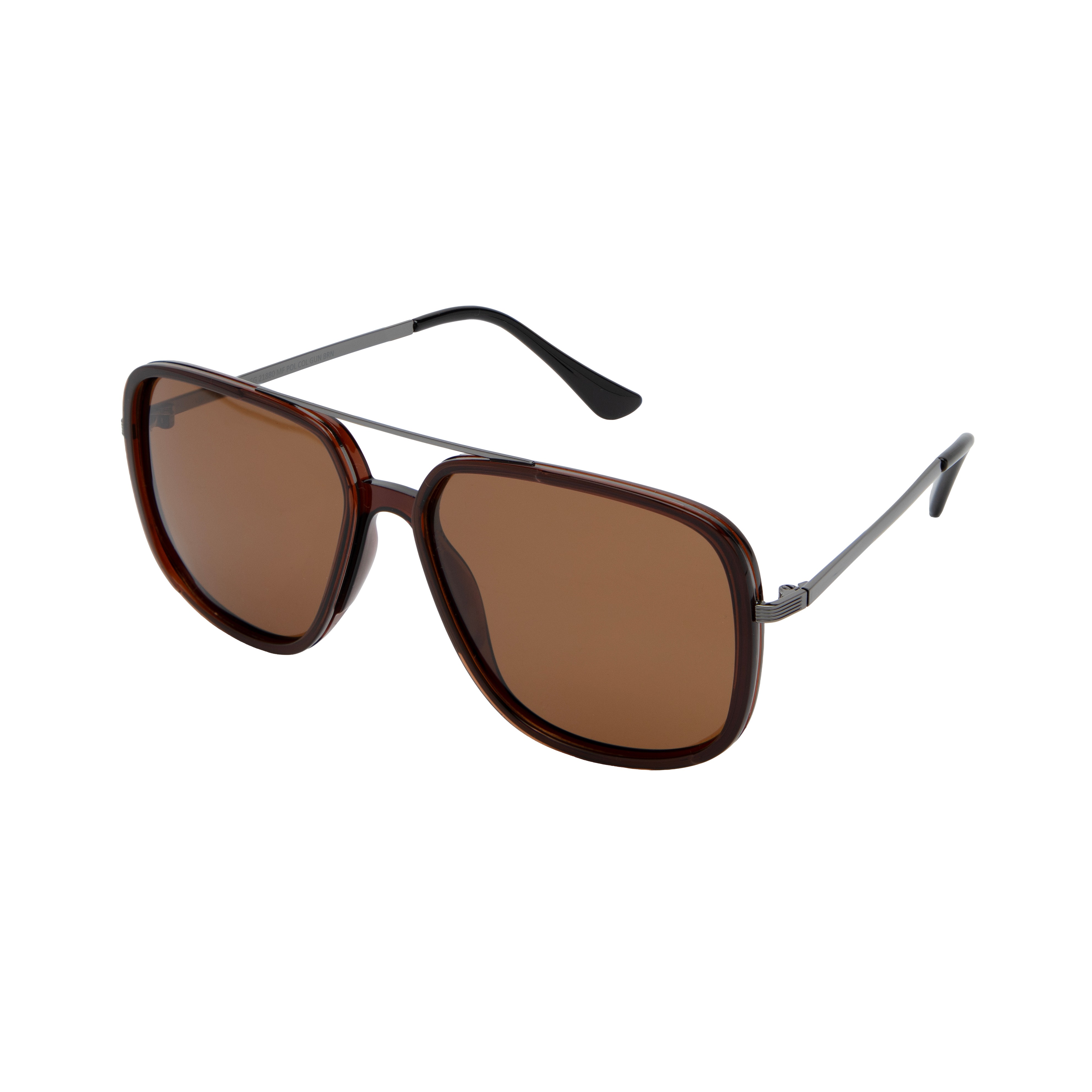 Metallic Aviator Sunglasses for Men