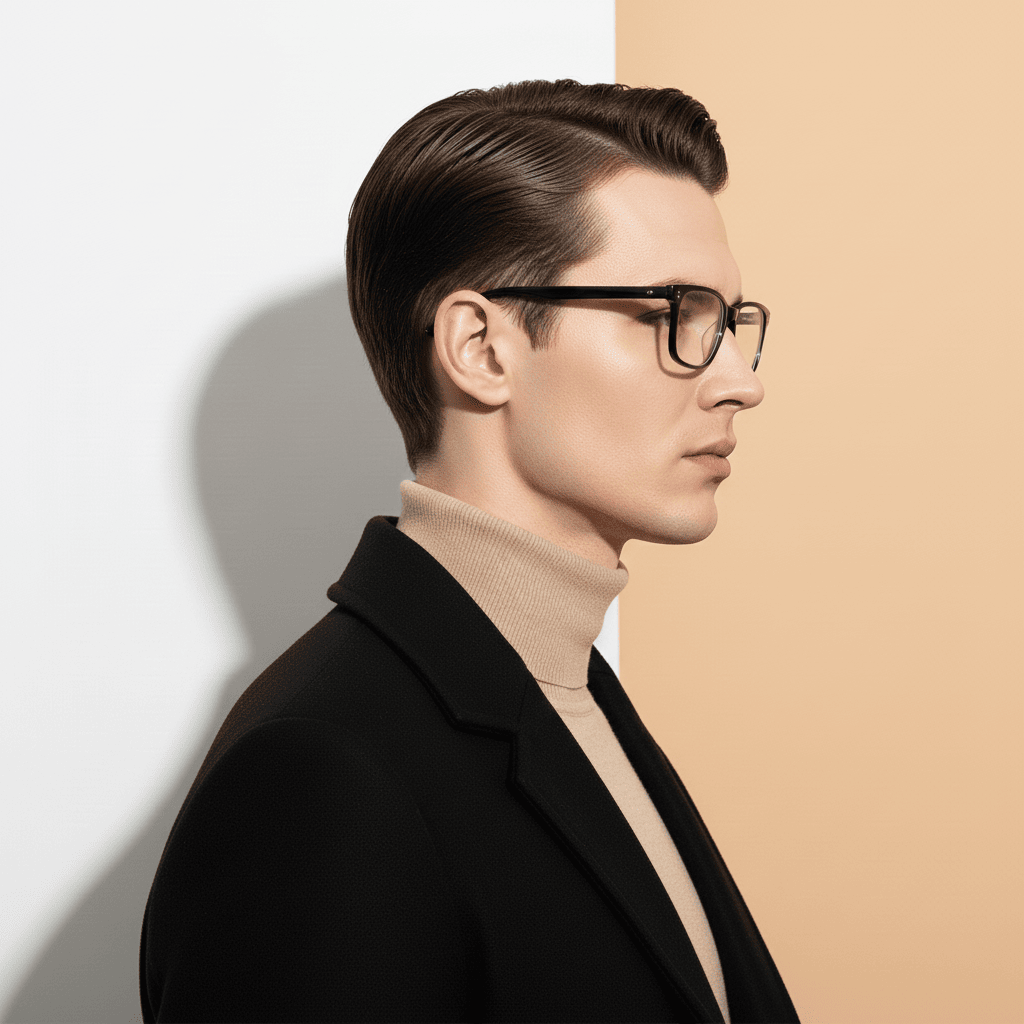Black Rectangle Frame for Men ELITE