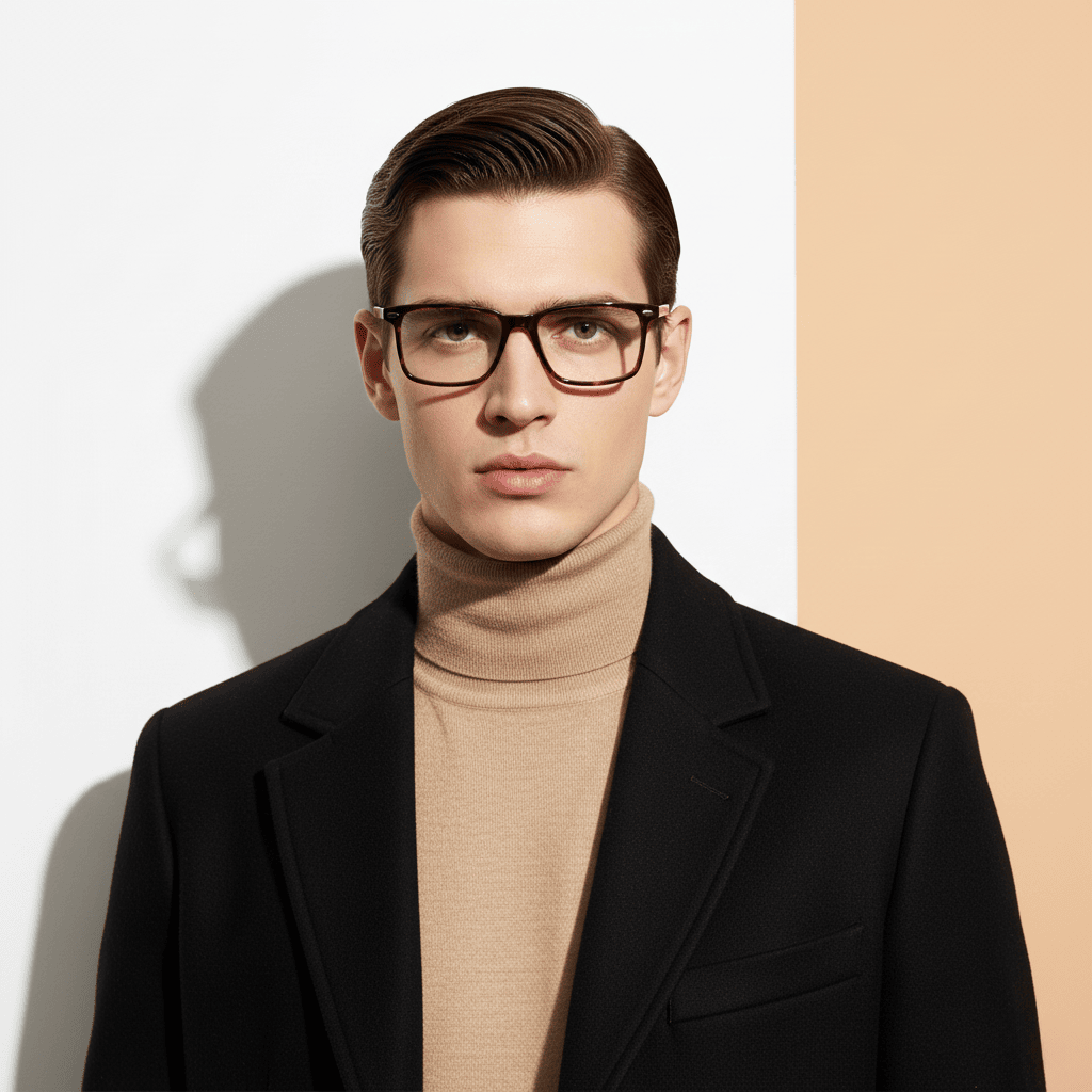 Brown Rectangle Frame for Men ELITE