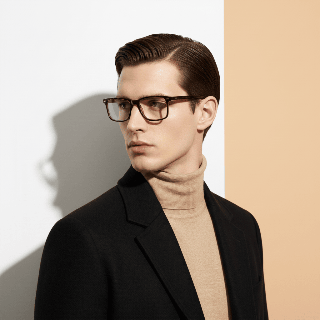 Brown Rectangle Frame for Men ELITE