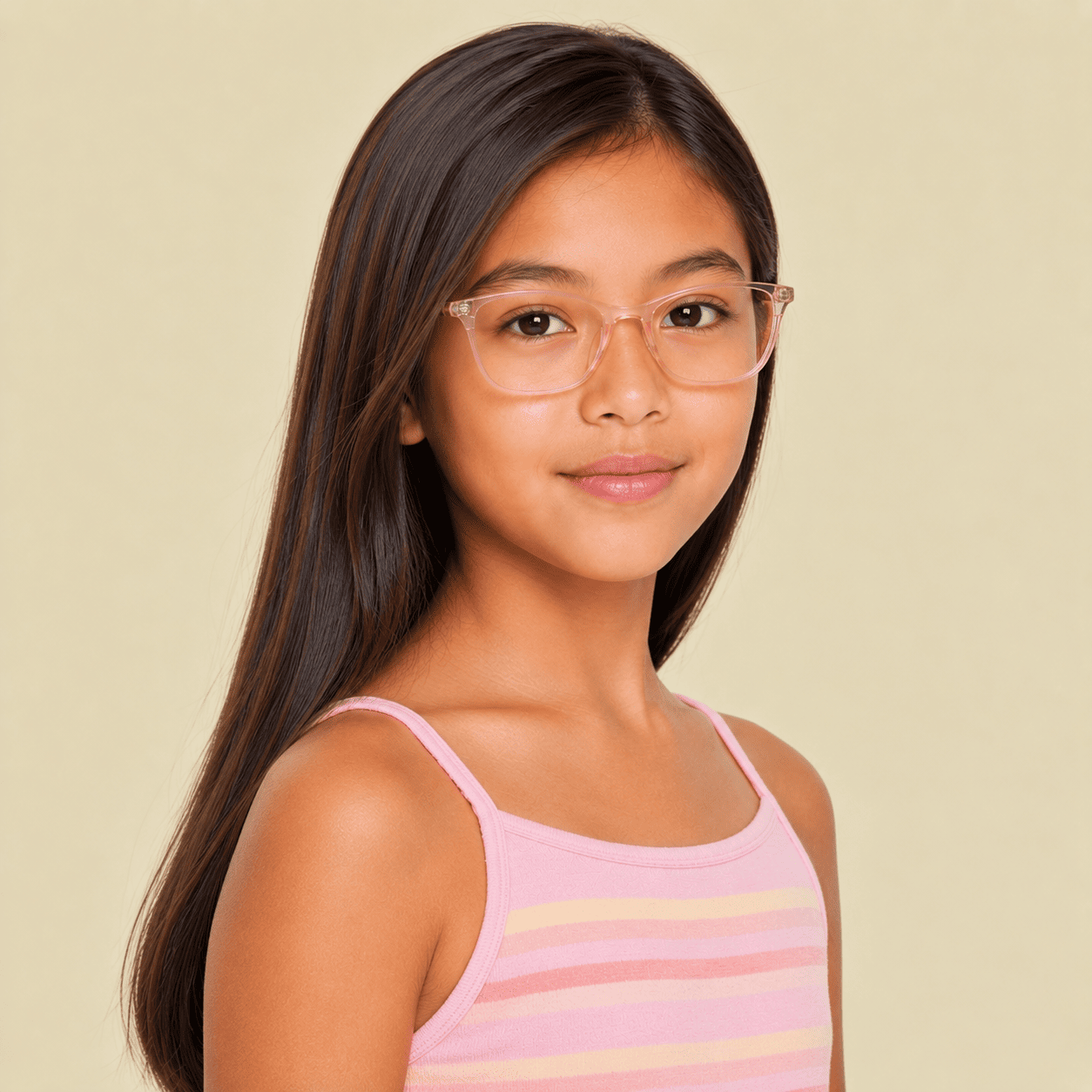 Pink Cat Eye Frames for Girls