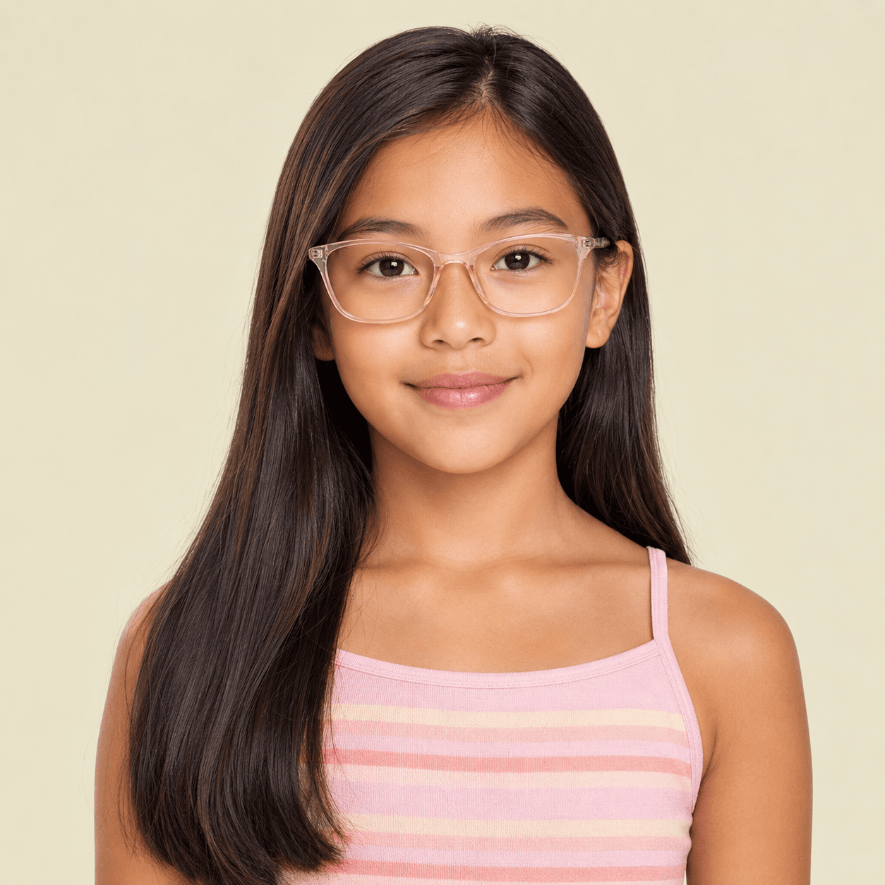Pink Cat Eye Frames for Girls