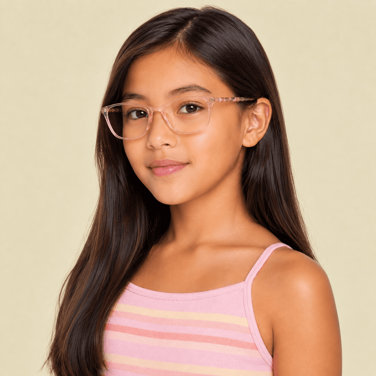Pink Cat Eye Frames for Girls