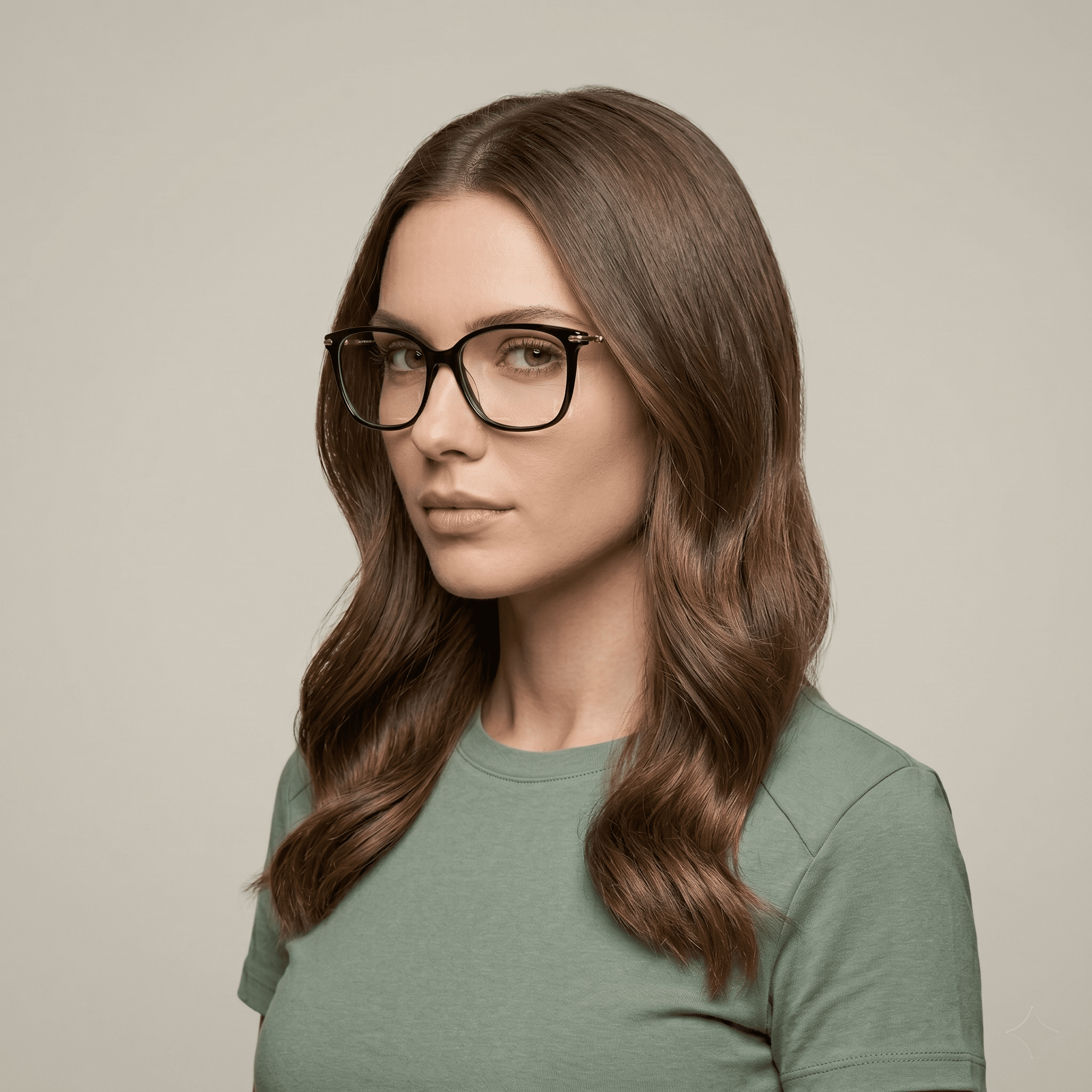 Black Rectangle Frames for Women