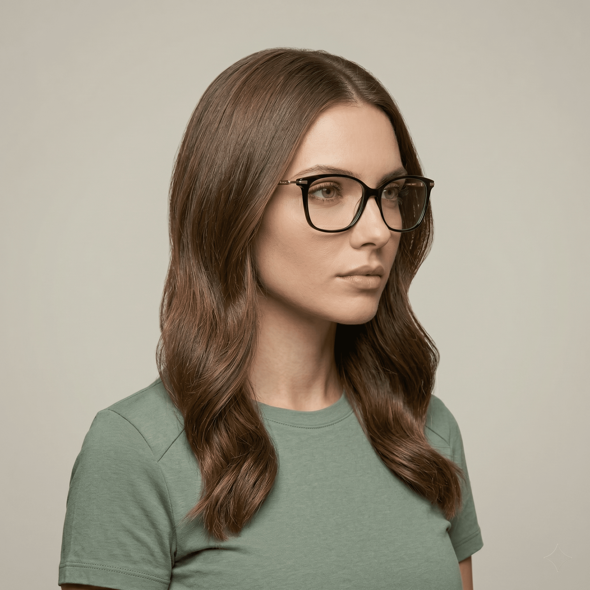 Black Rectangle Frames for Women
