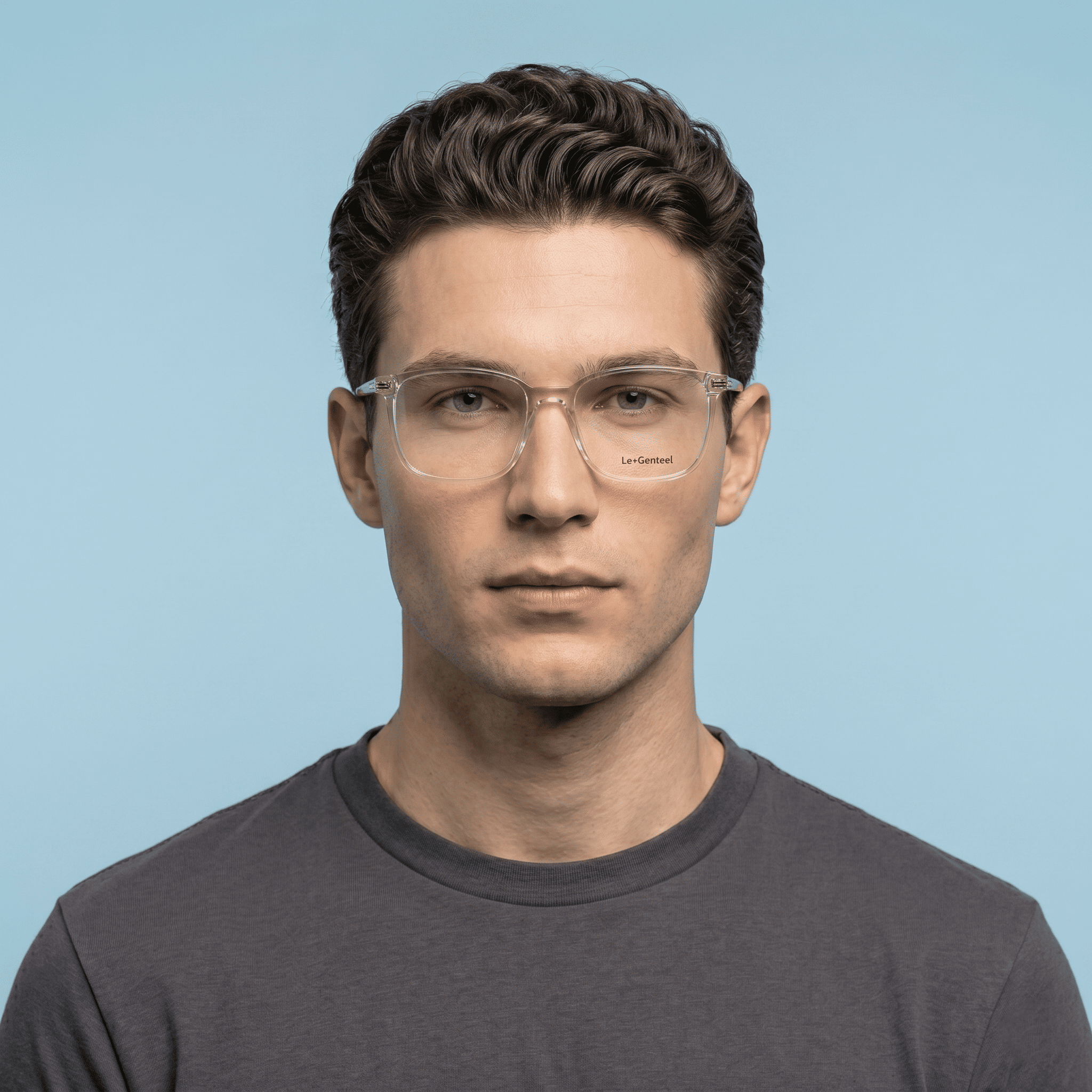 Transparent Rectangle Frames for Men