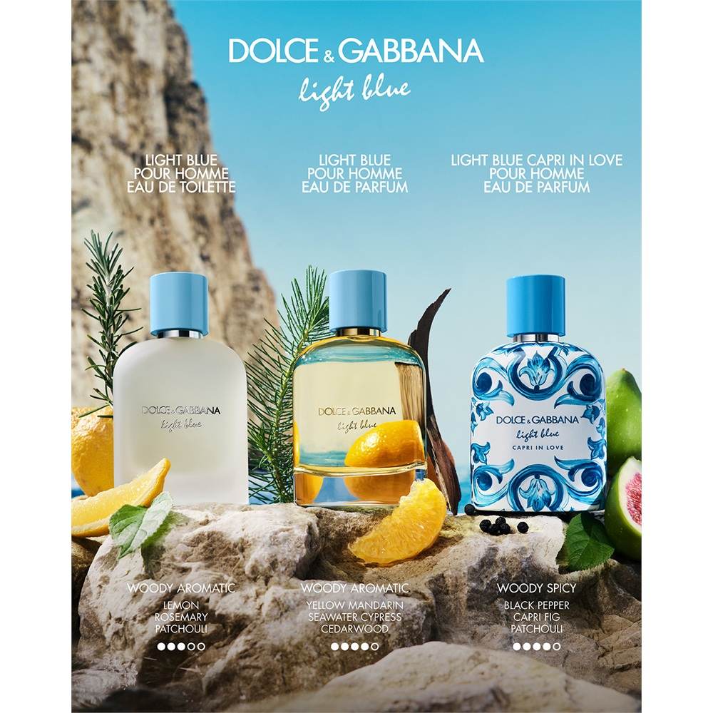 Light Blue Capri In Love Pour Homme Eau De Parfum • 50ml