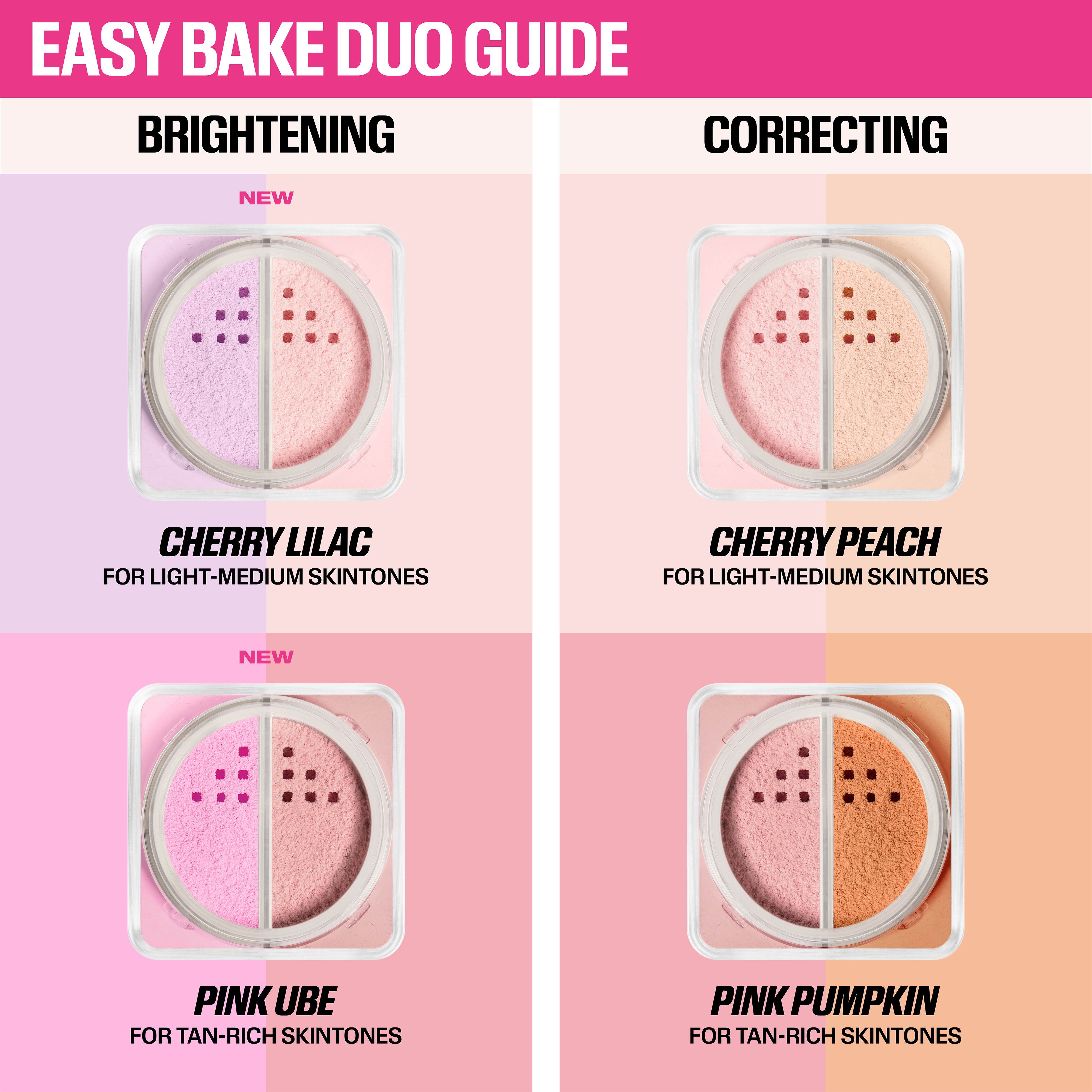 Easy Bake Loose Powder Duo • Pink Pumpkin