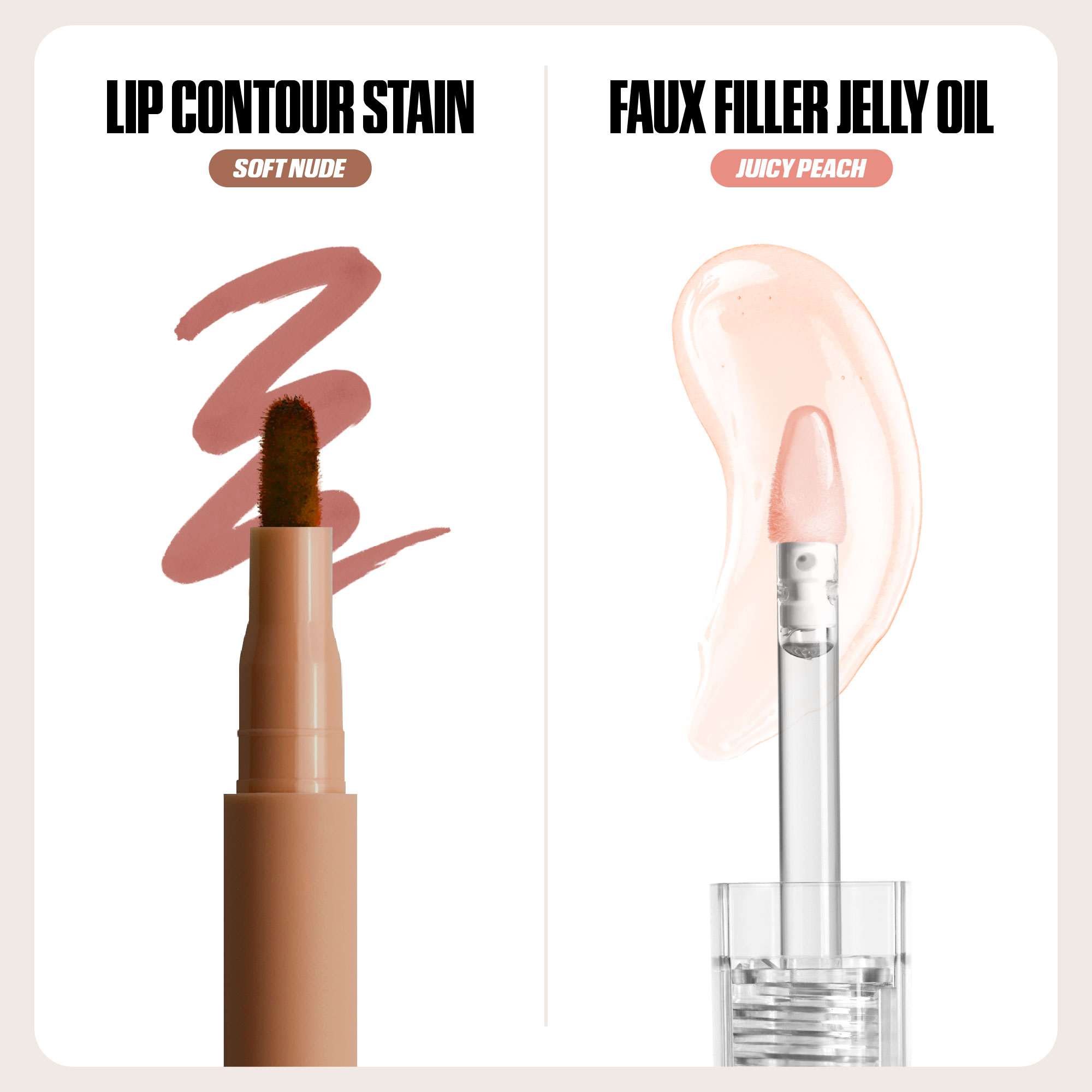 Makeout Sesh Lip Duo • Peachy Nudes