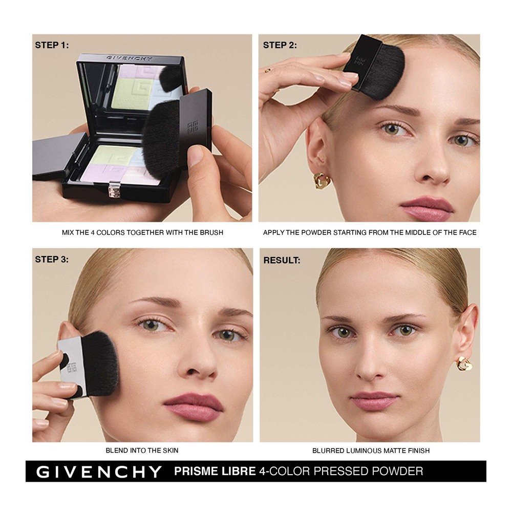 Prisme Libre 4-Color Pressed Powder • N01 - Mousseline Pastel