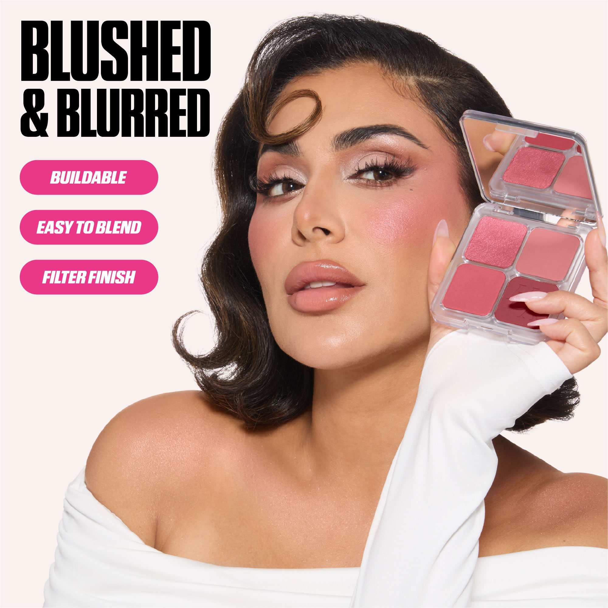 Blush Filter Blurring Blushlighters Palette • Toasty Peach