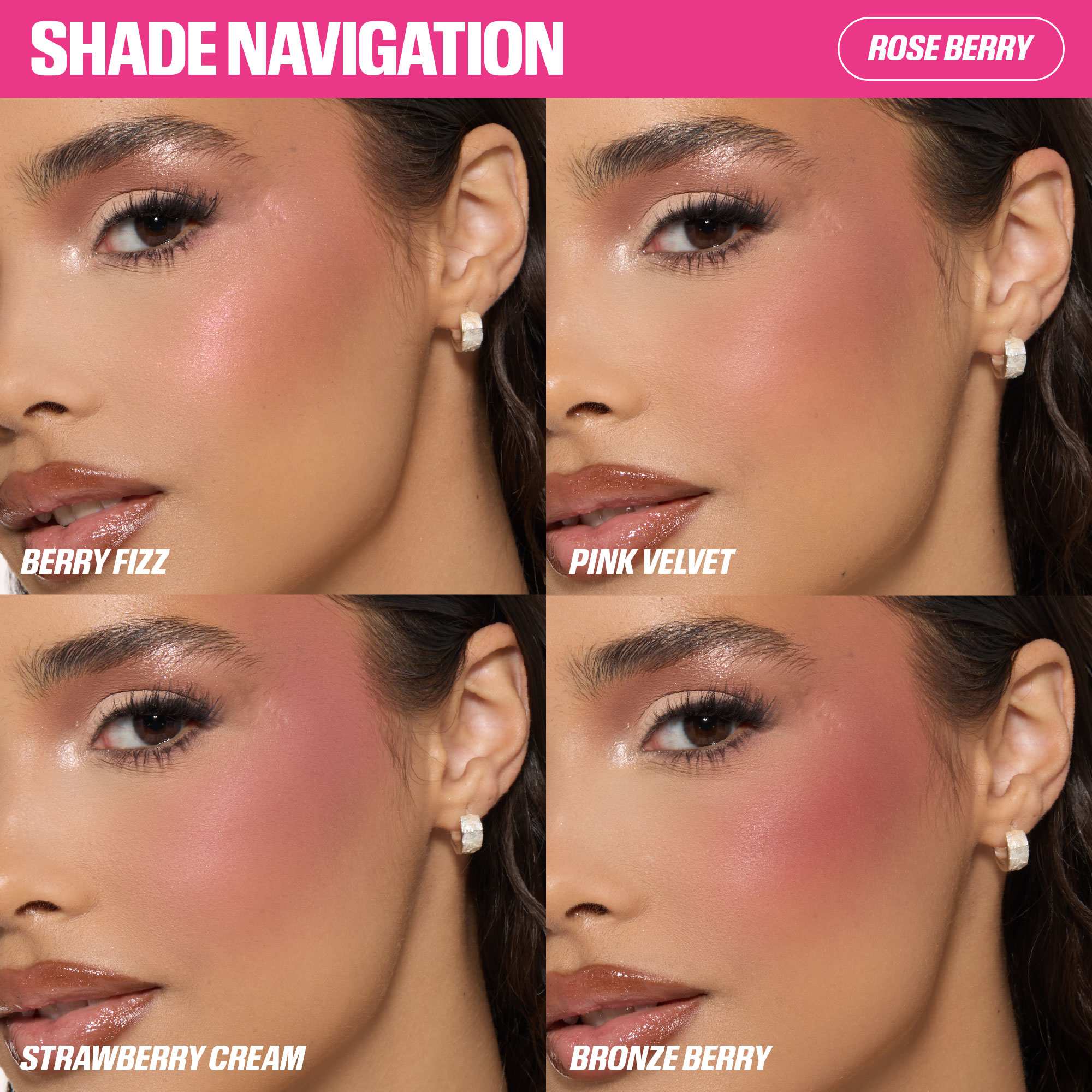 Blush Filter Blurring Blushlighters Palette • Rose Berry