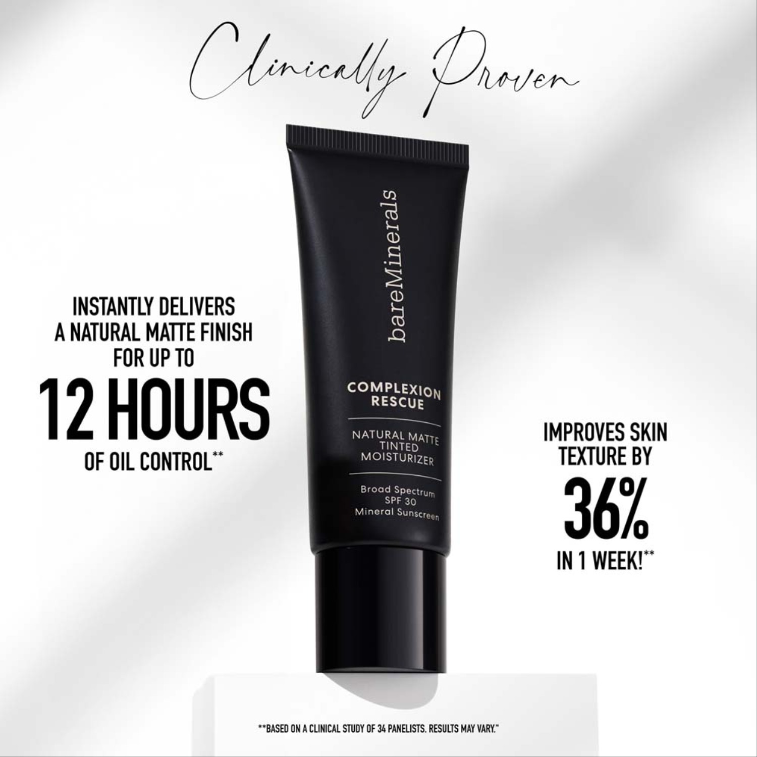 Complexion Rescue SPF30 Natural Matte Tinted Moisturizer • Chestnut 09