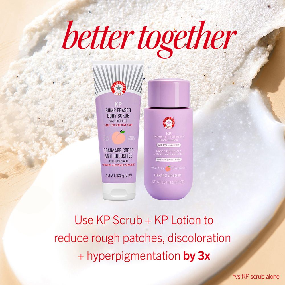 KP Bump Eraser Body Scrub With 10% AHA Fresh Peach • 56.7g
