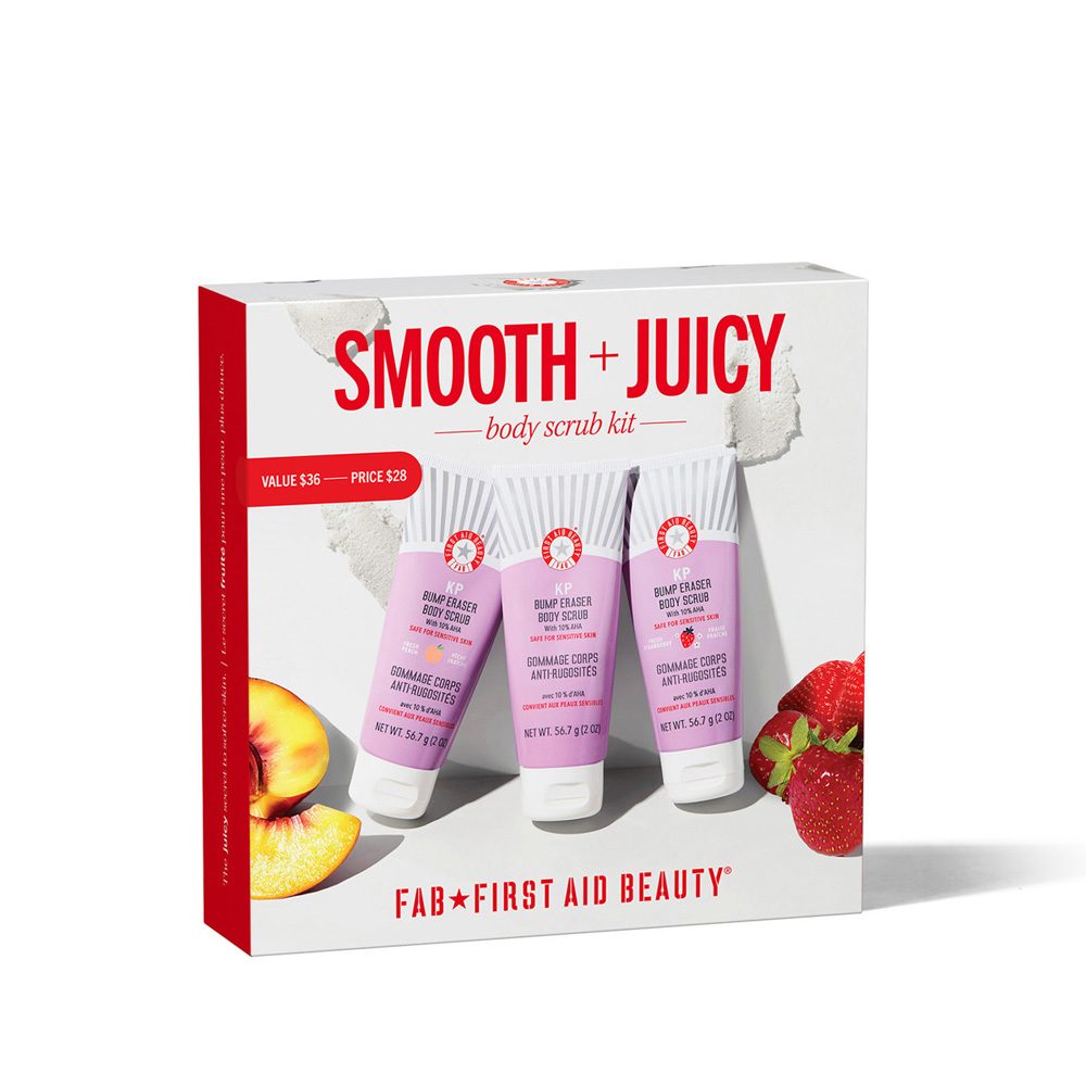 Smooth + Juicy Scrub Kit • Peach And Strawberry