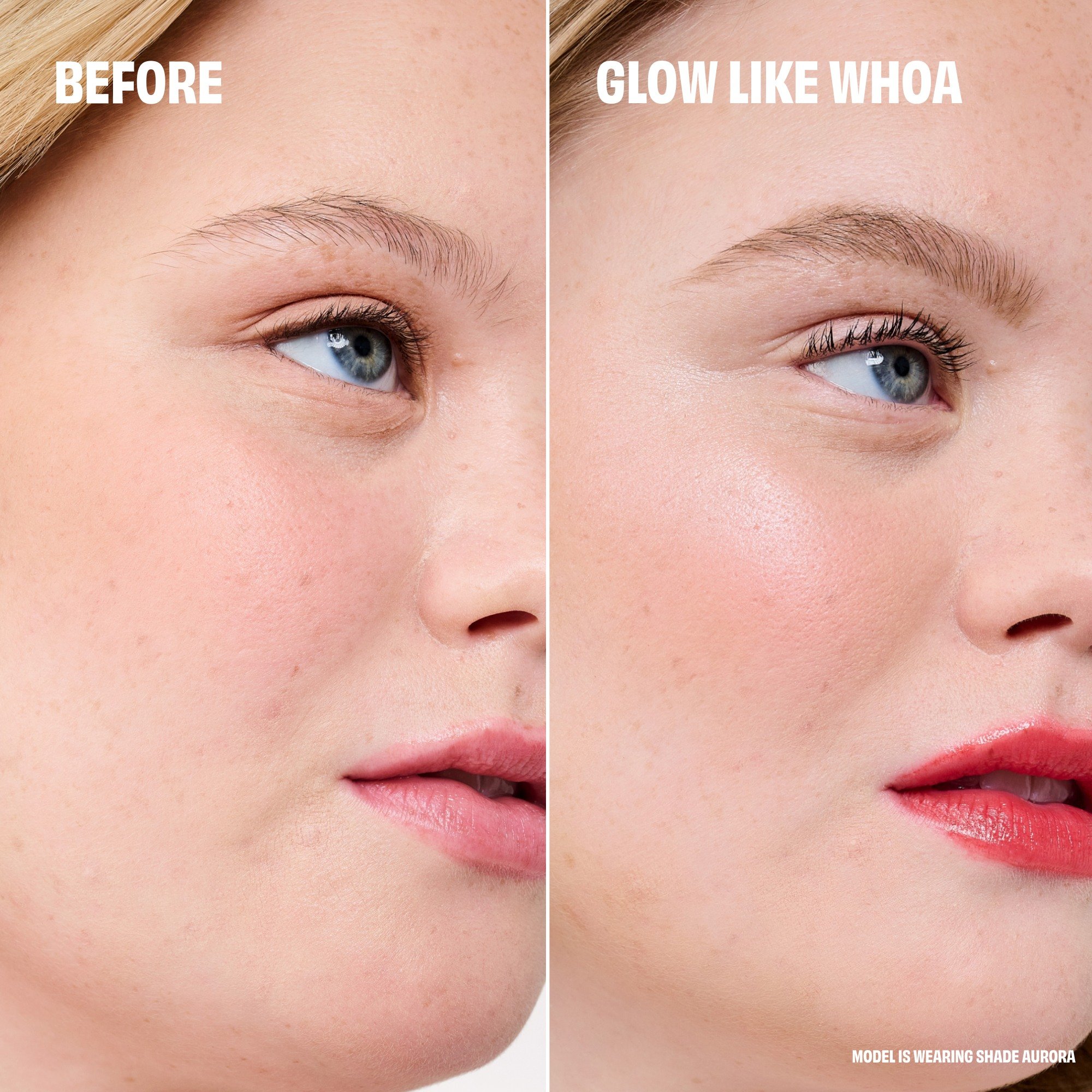 Glow-La-La Velvet Gleam Highlighter • Aurora (Fair Light Pink)