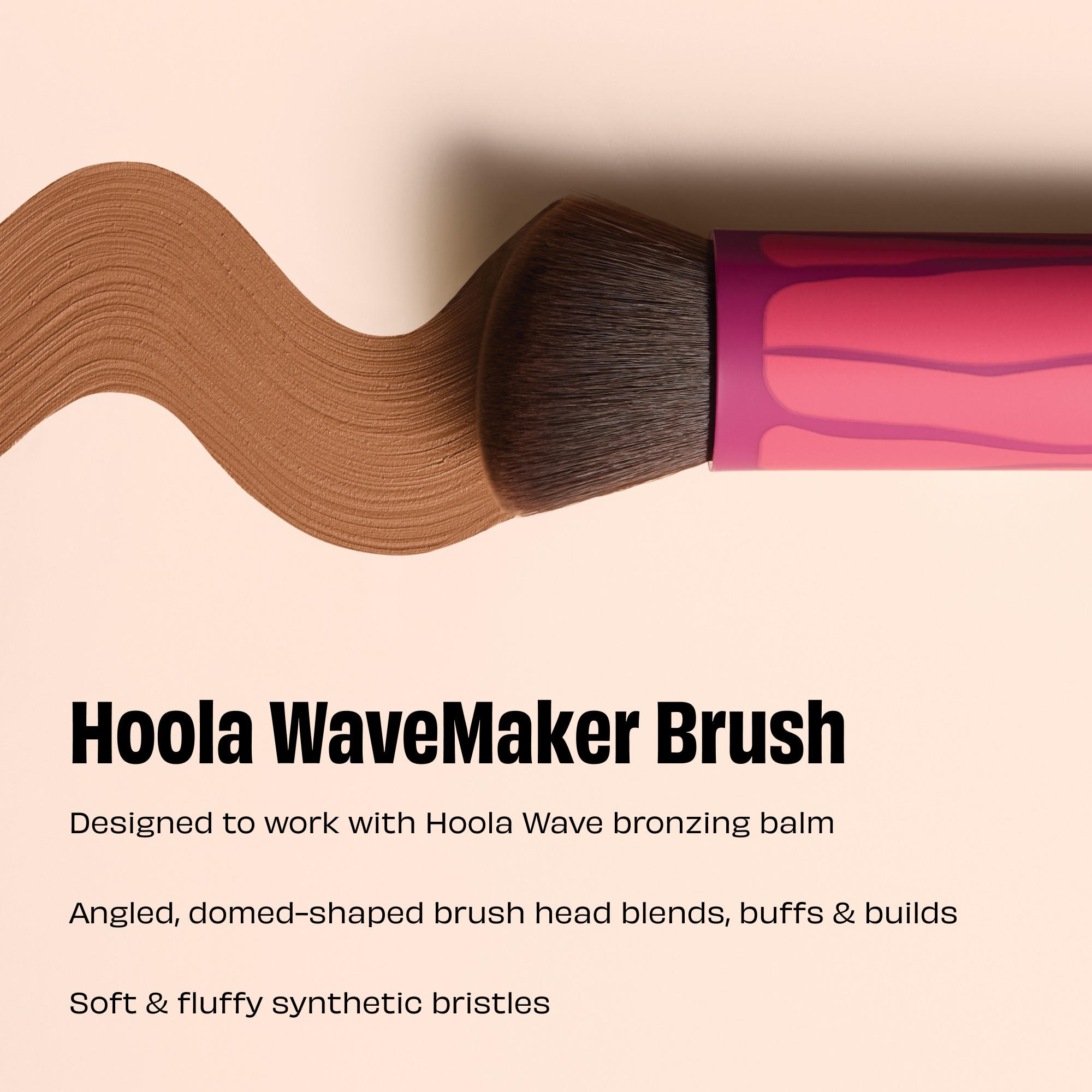 Hoola Wavemaker Bronzing Balm Brush