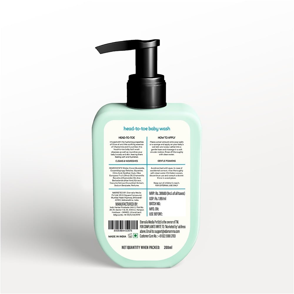 head-to-toe baby wash - 200 ml