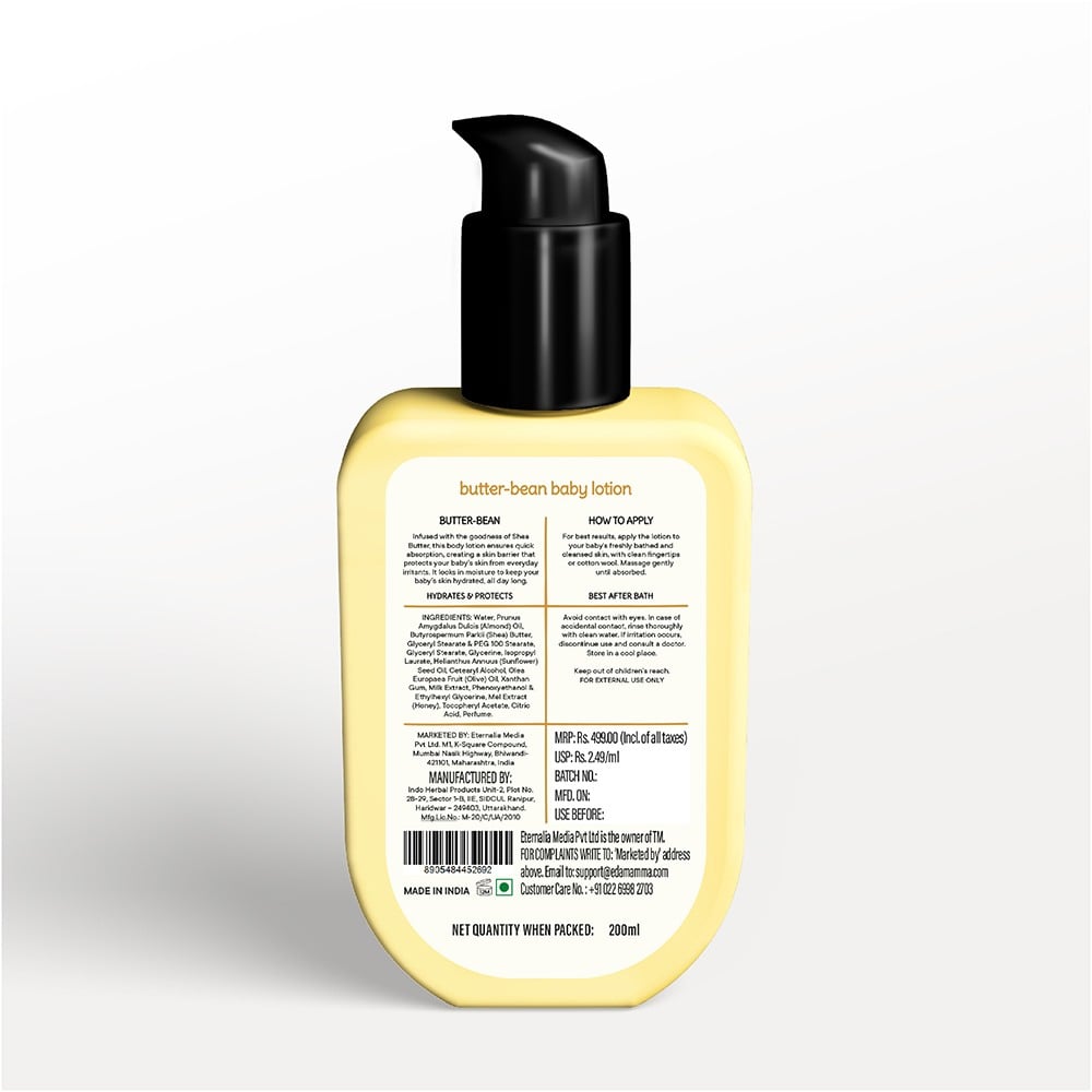 butter bean baby lotion - 200 ml