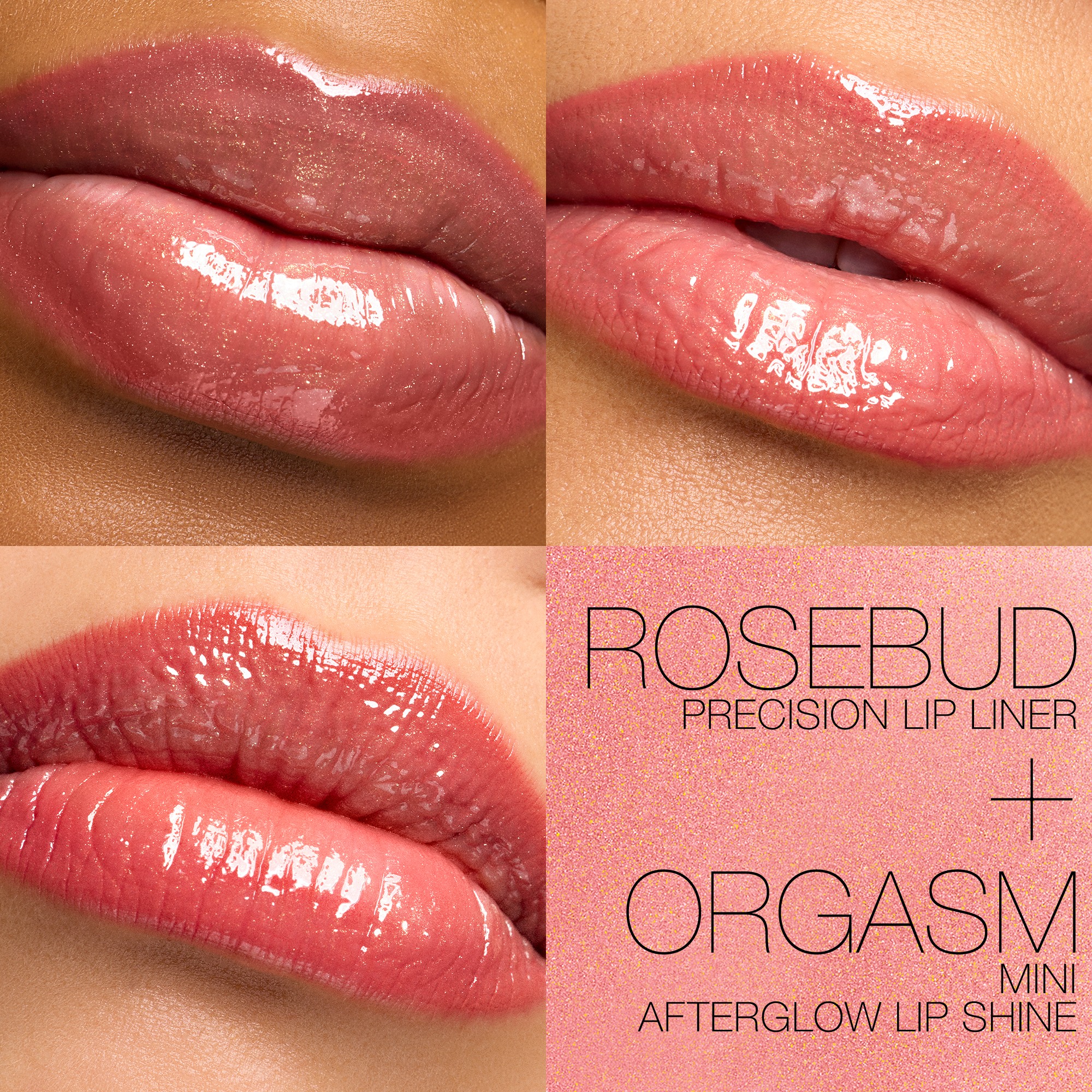 Line & Shine Lip Duo (Limited Edition) • Rosebud/Orgasm