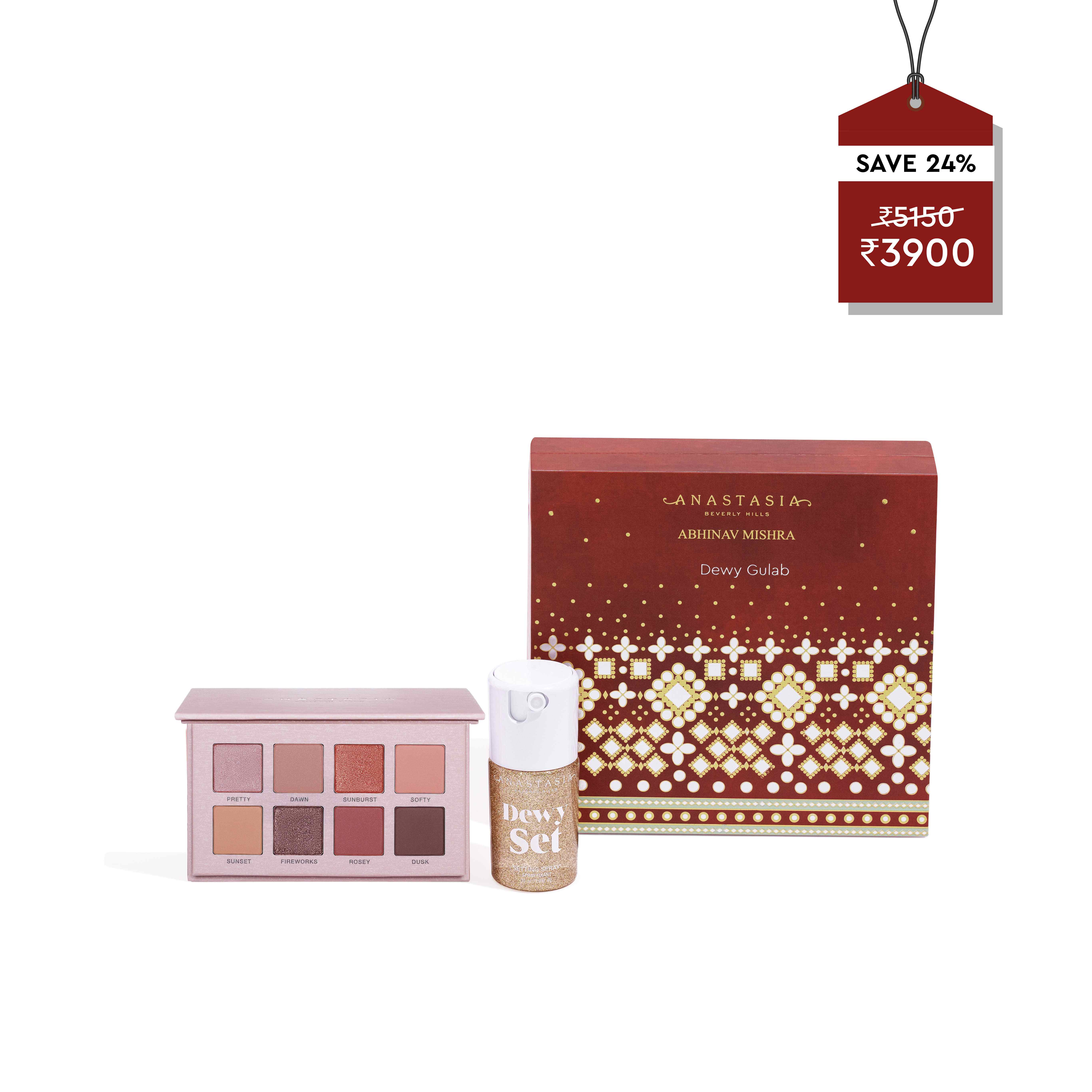 Dewy Gulab - Mini Dewy Set & Glam To Go Palette • 36.4ml