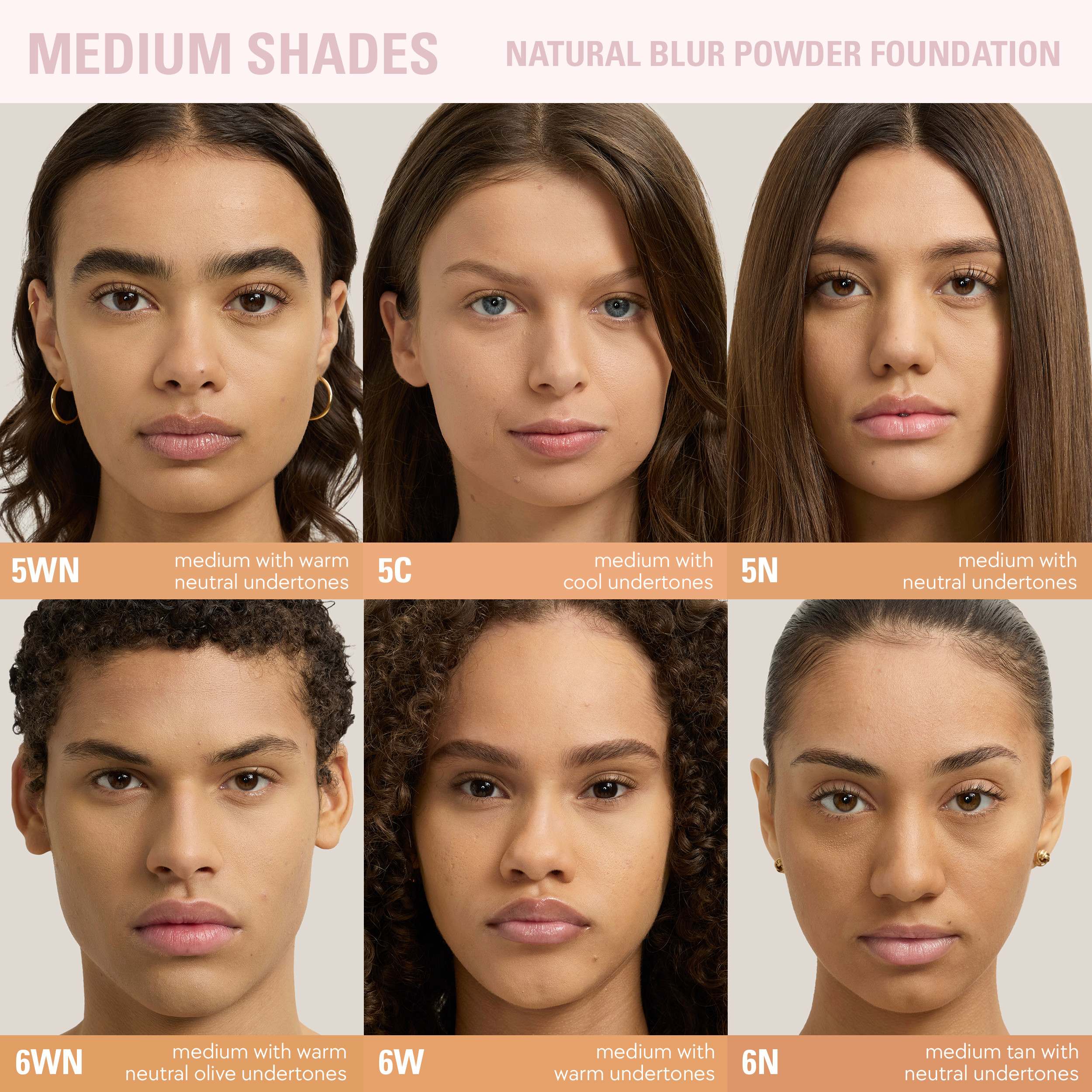Natural Blur Powder Foundation • 6N