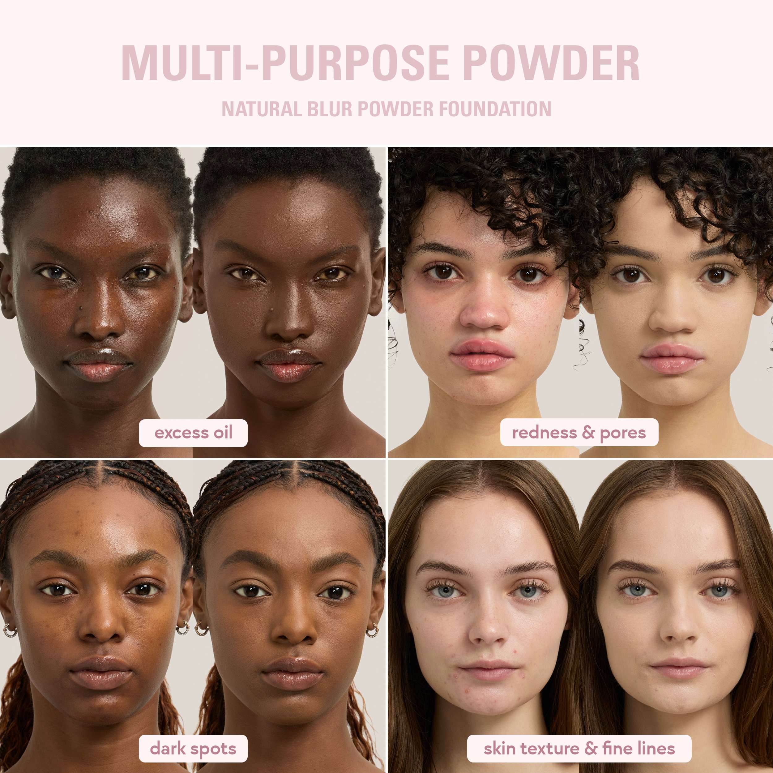 Natural Blur Powder Foundation • 6N