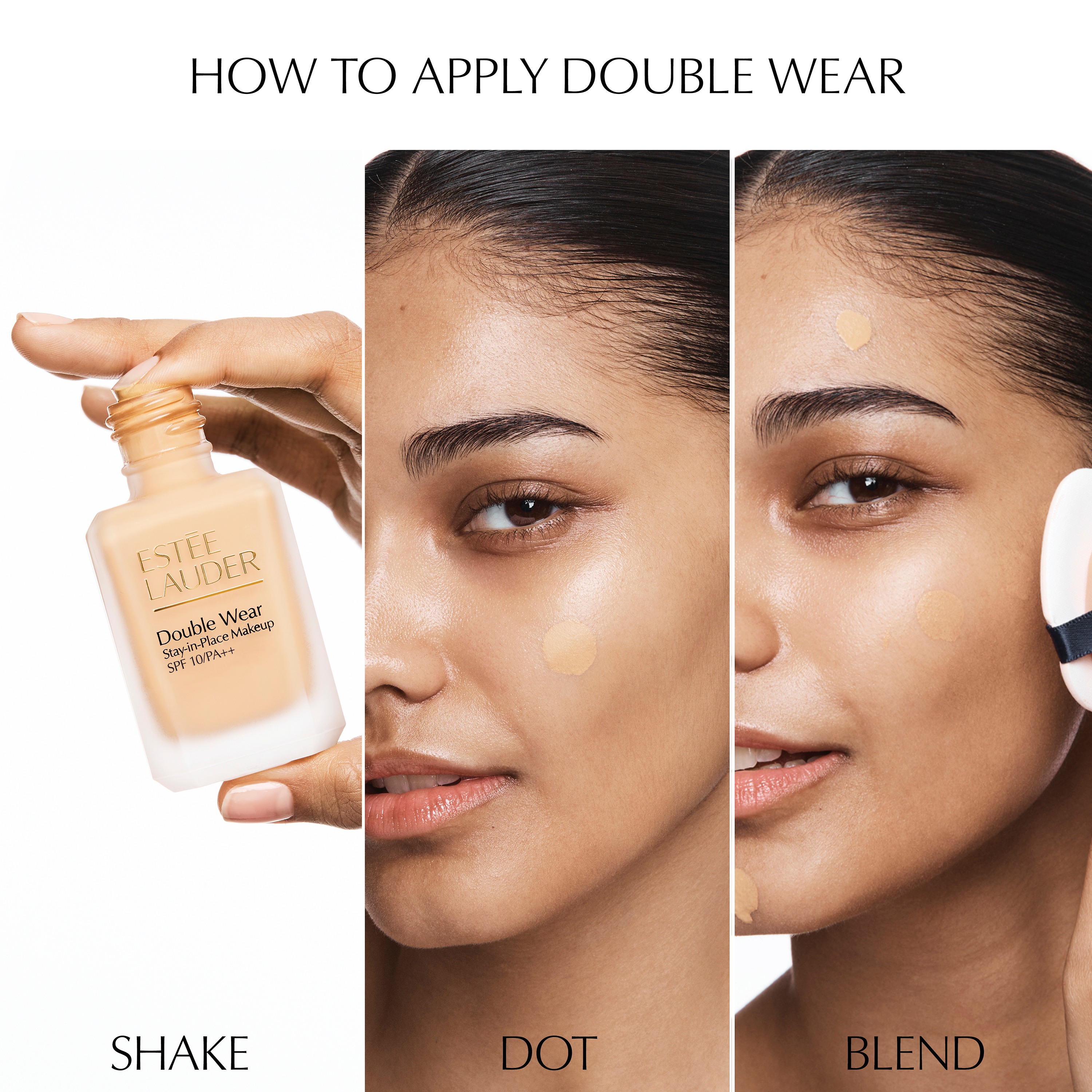 Double Wear Travel Size Stay-in-Place Longwear Matte Foundation SPF 10 • 1N1 Ivory Nude