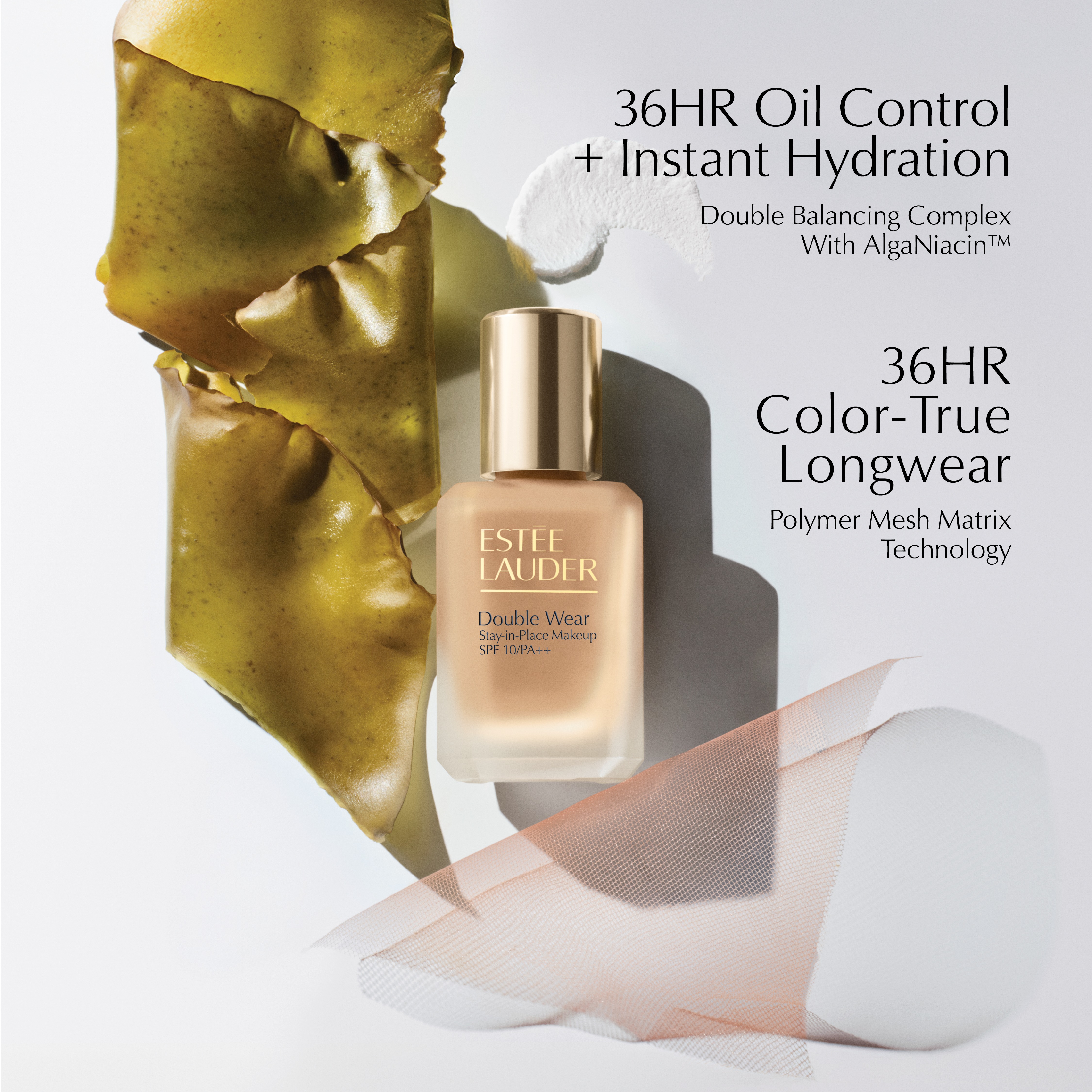 Double Wear Travel Size Stay-in-Place Longwear Matte Foundation SPF 10 • 1N1 Ivory Nude