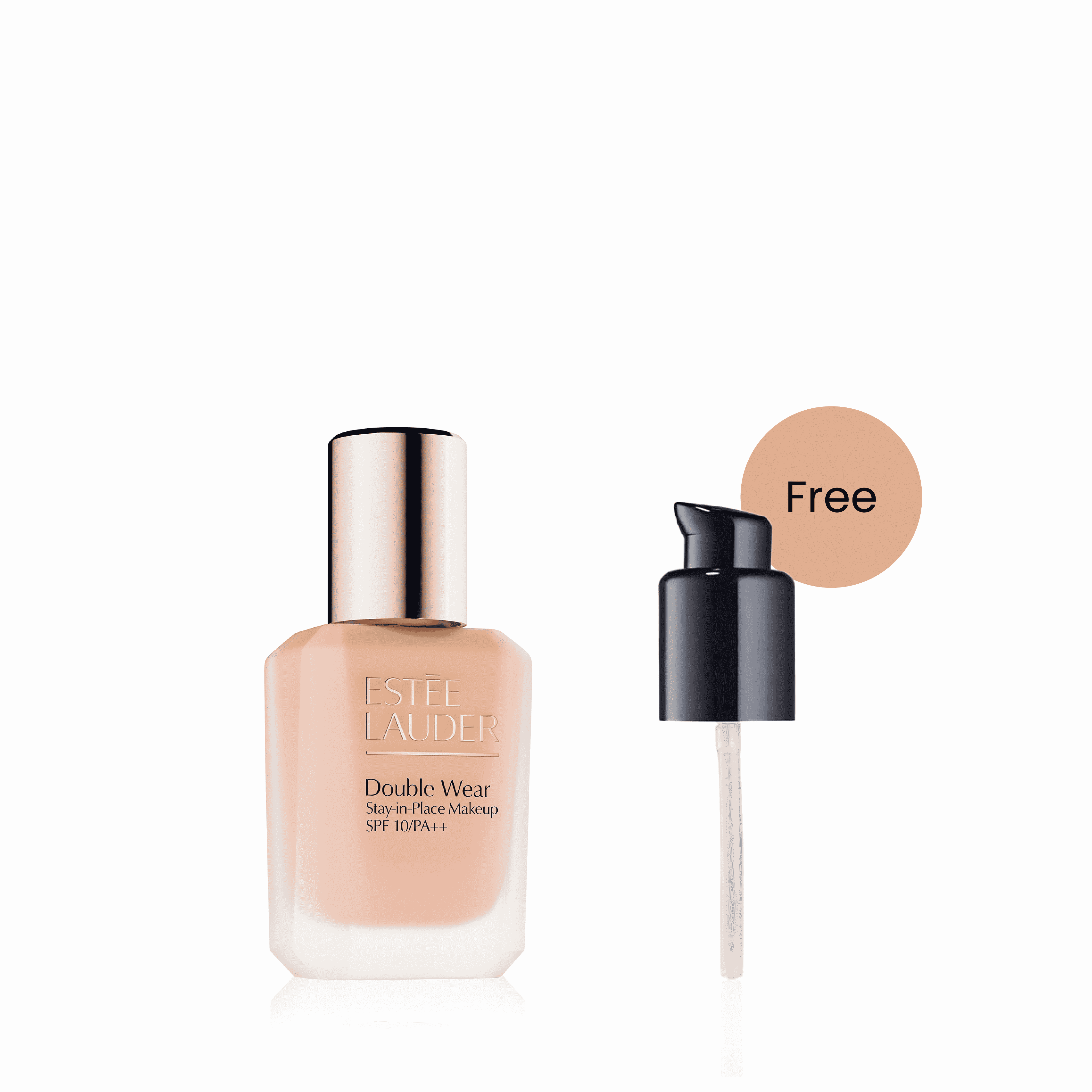 Double Wear Travel Size Stay-in-Place Longwear Matte Foundation SPF 10 • 1N0 Porcelain