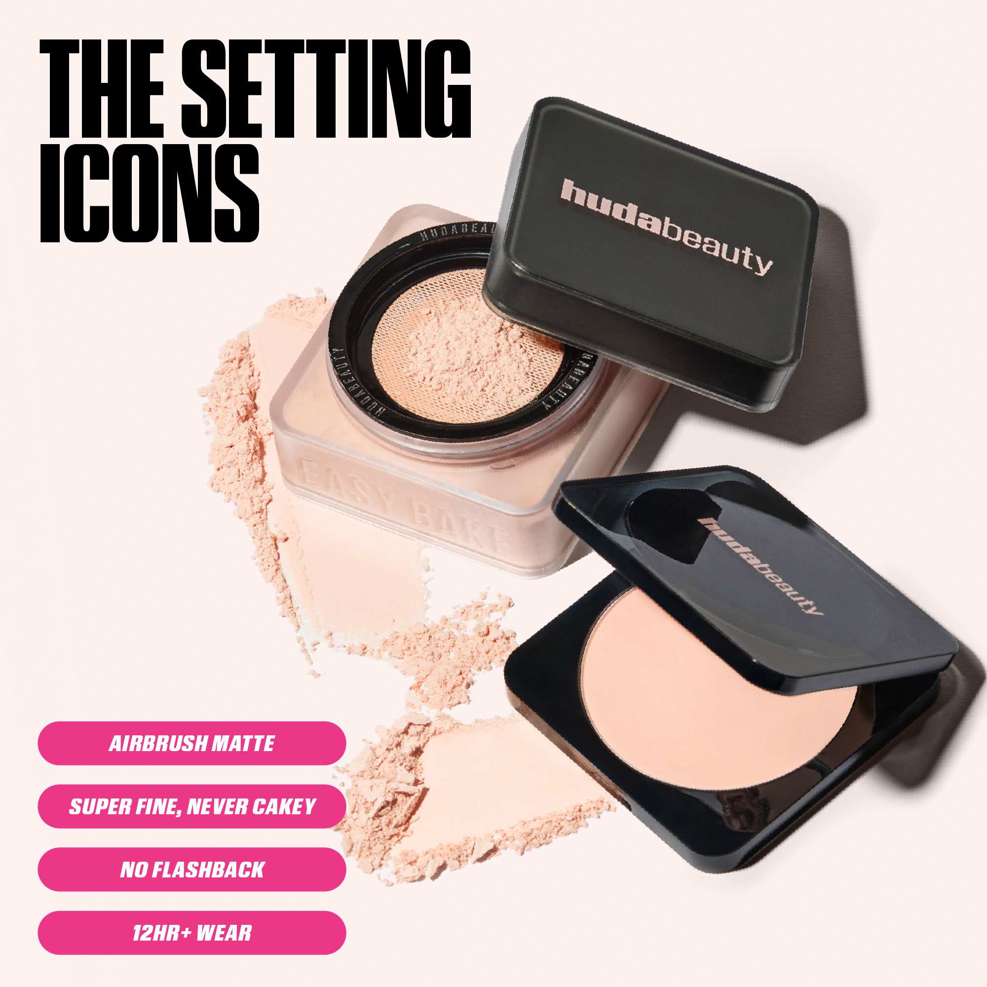 Easy Bake Airbrush Matte Pressed Setting Powder • Banana Bread