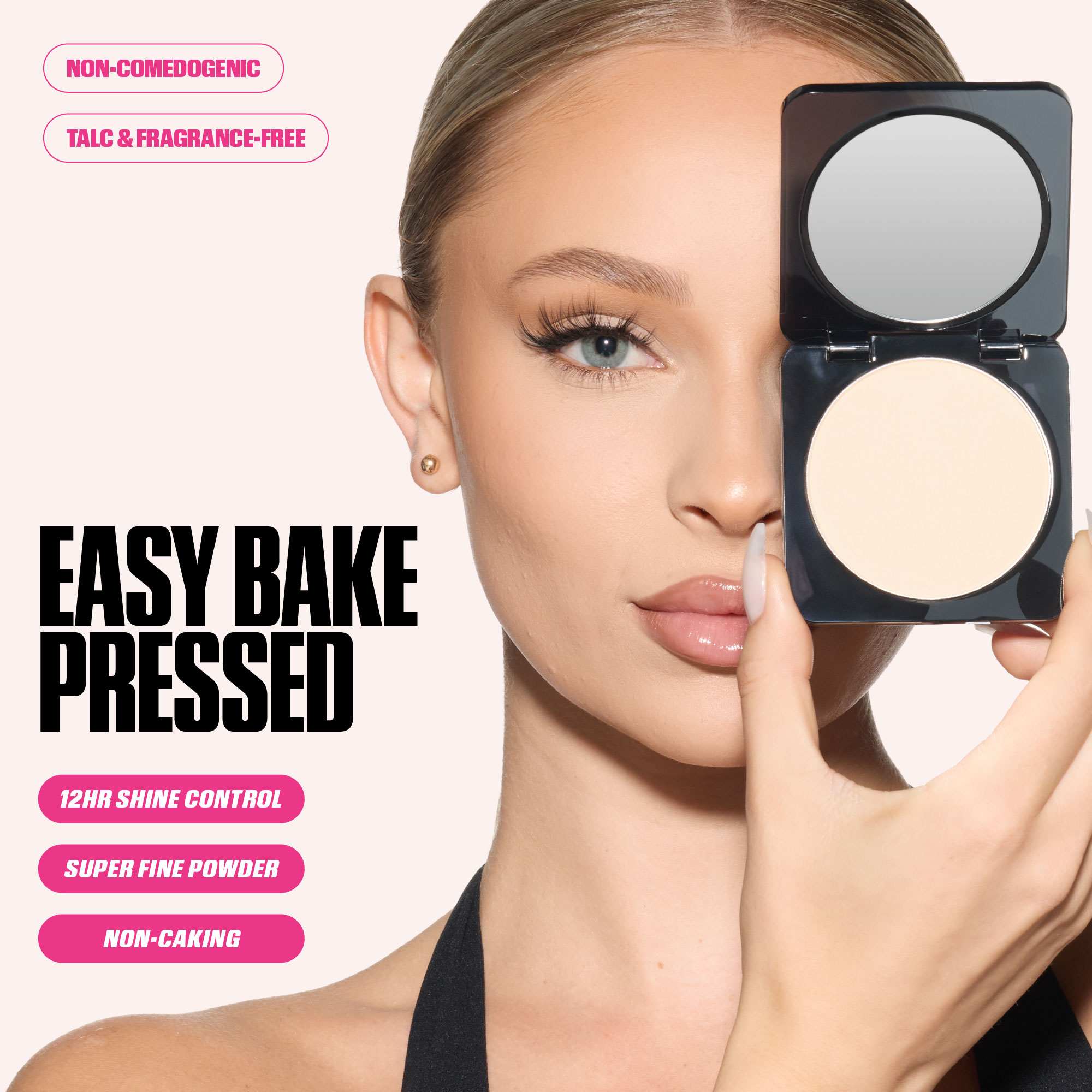 Easy Bake Airbrush Matte Pressed Setting Powder • Banana Bread