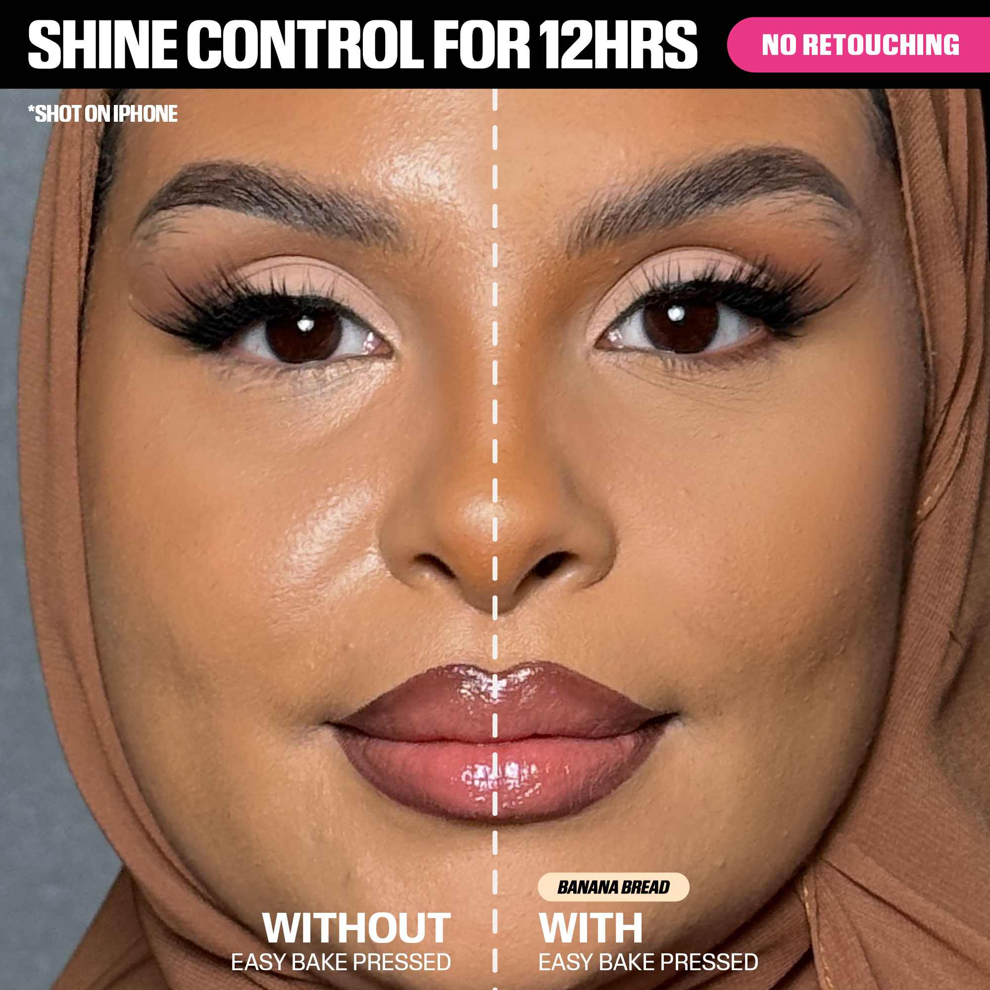 Easy Bake Airbrush Matte Pressed Setting Powder • Banana Bread