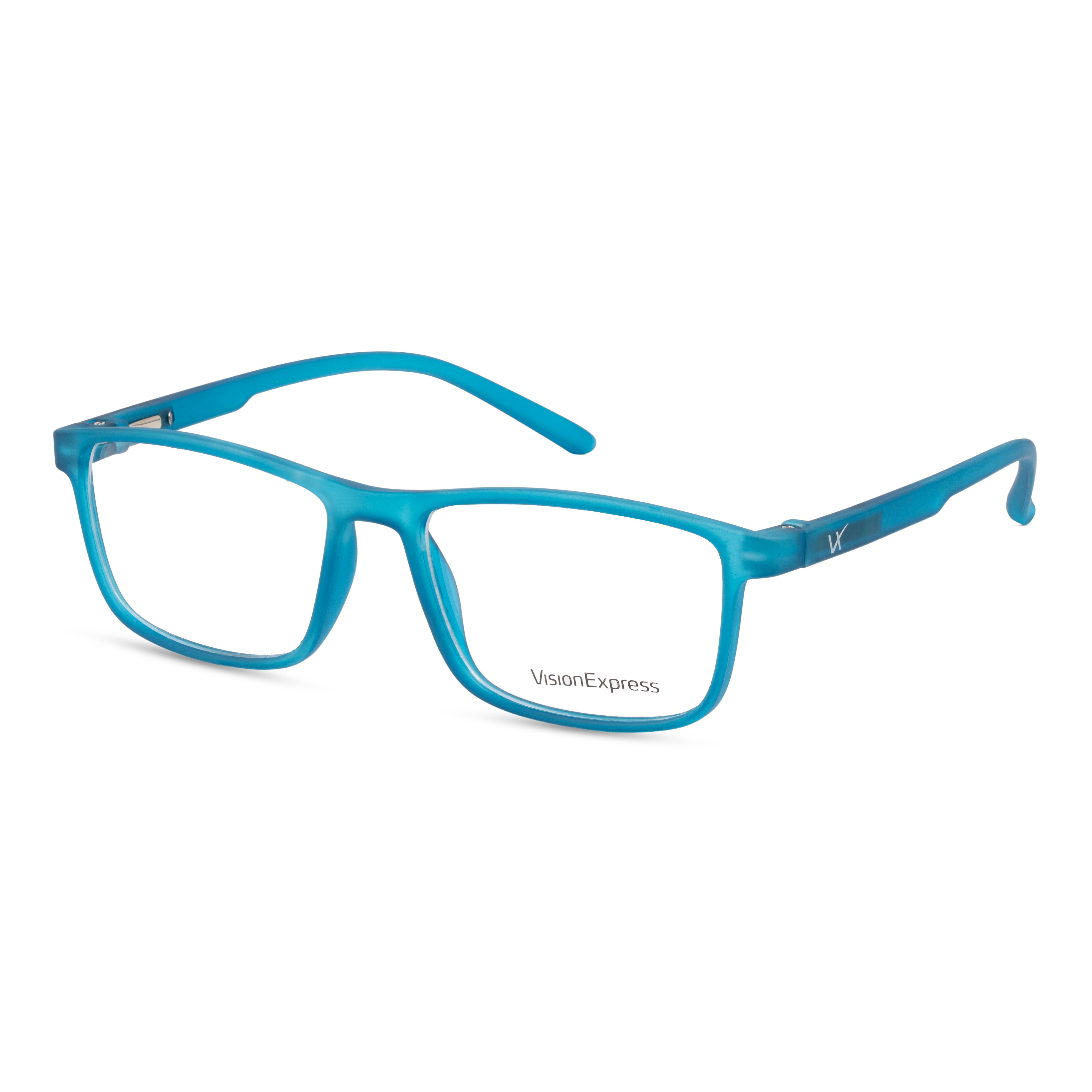 Teal Square Frames for Men