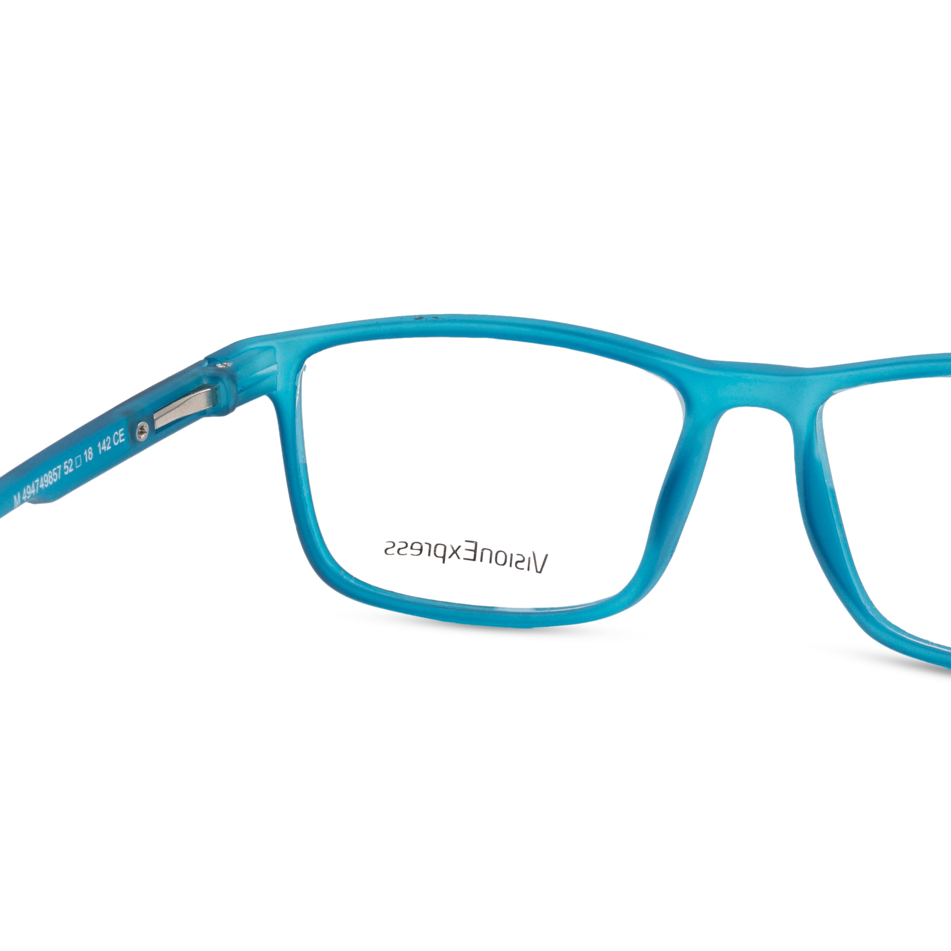 Teal Square Frames for Men