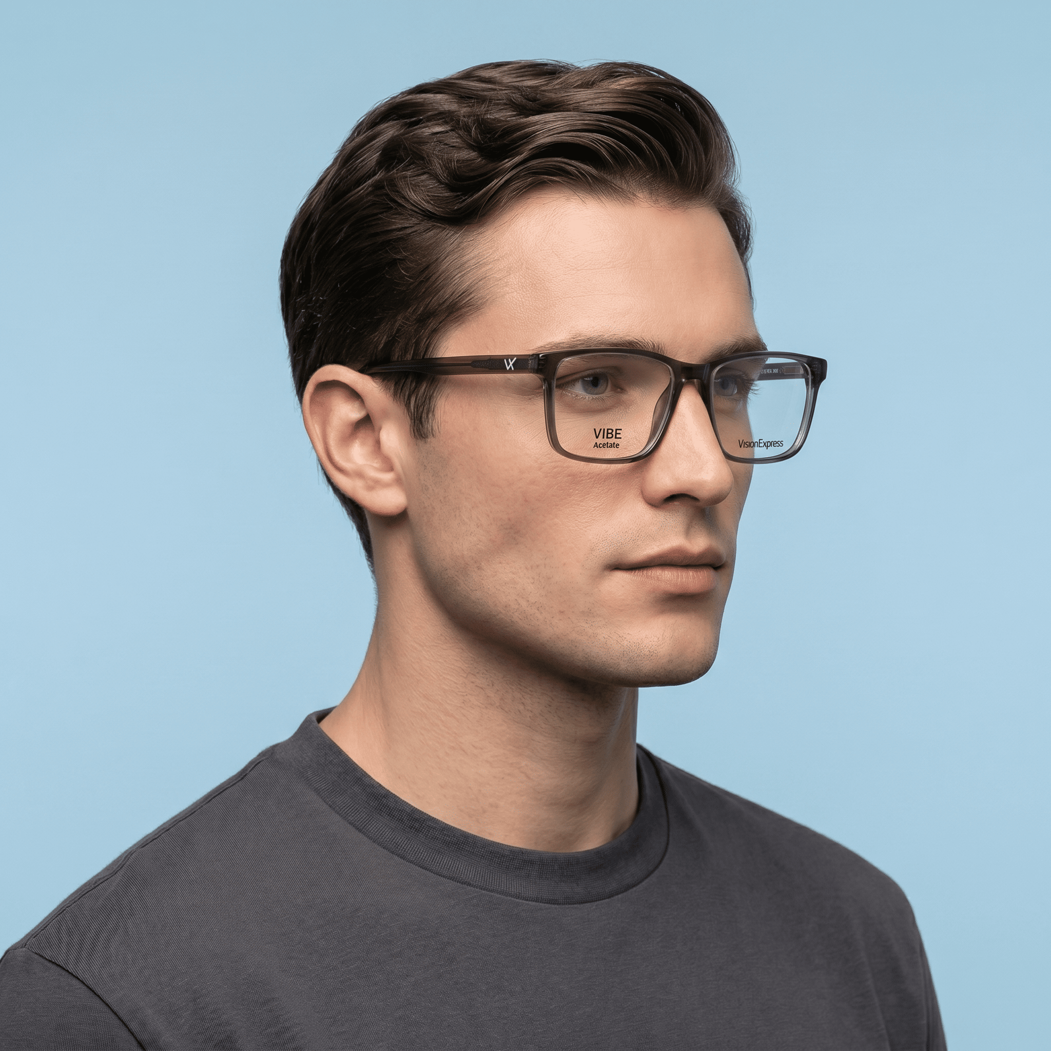 Grey Rectangle Frames for Men
