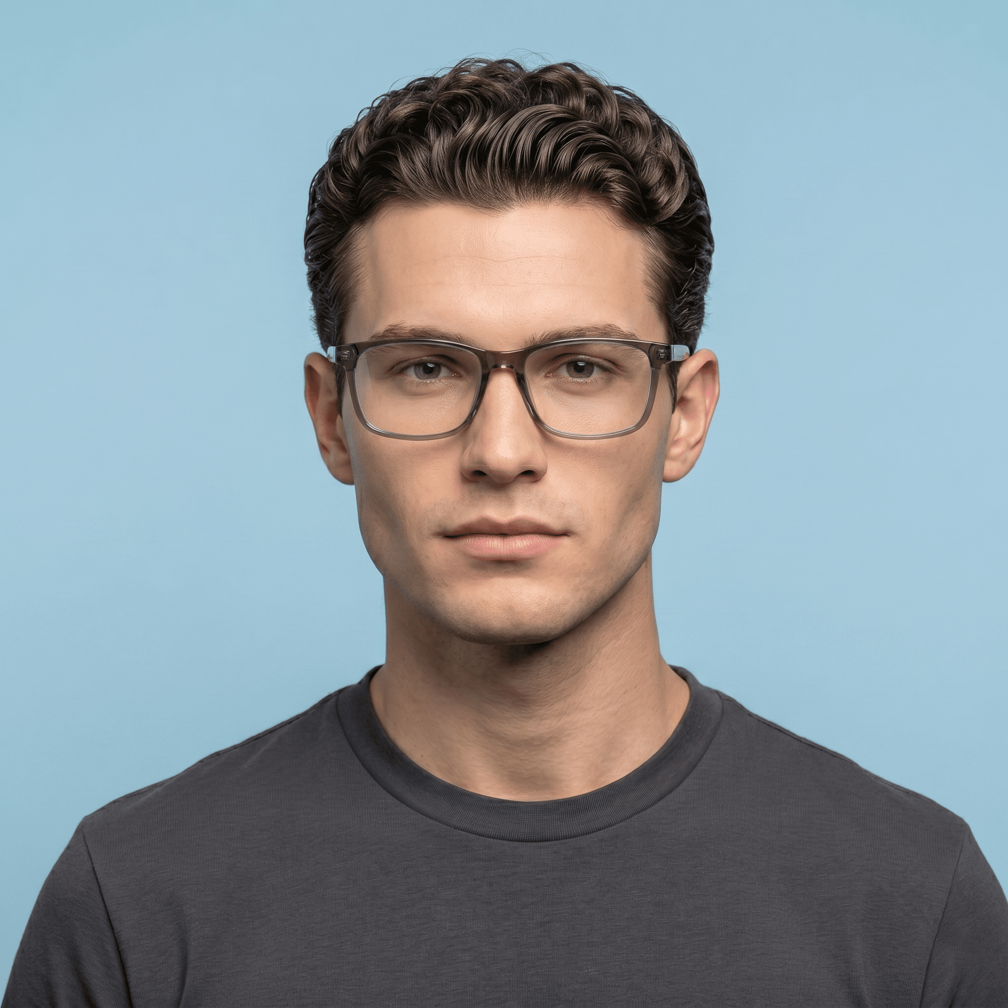 Grey Rectangle Frames for Men