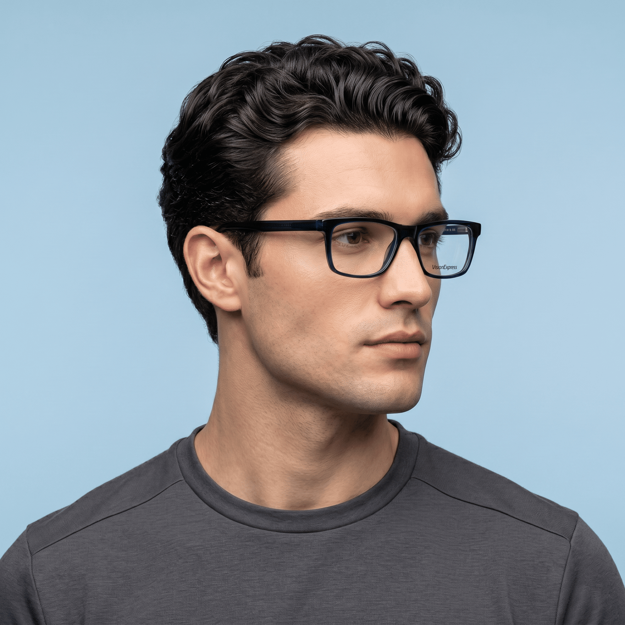 Blue Square Frames for Unisex