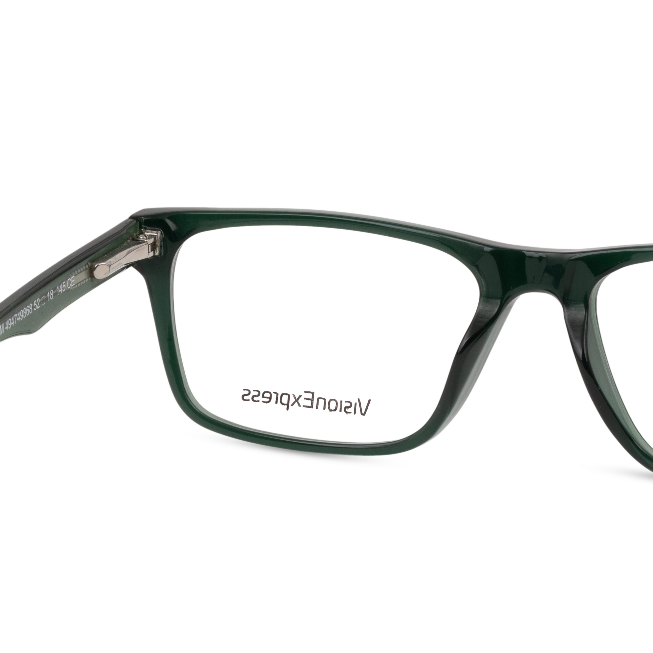 Green Square Frames for Men