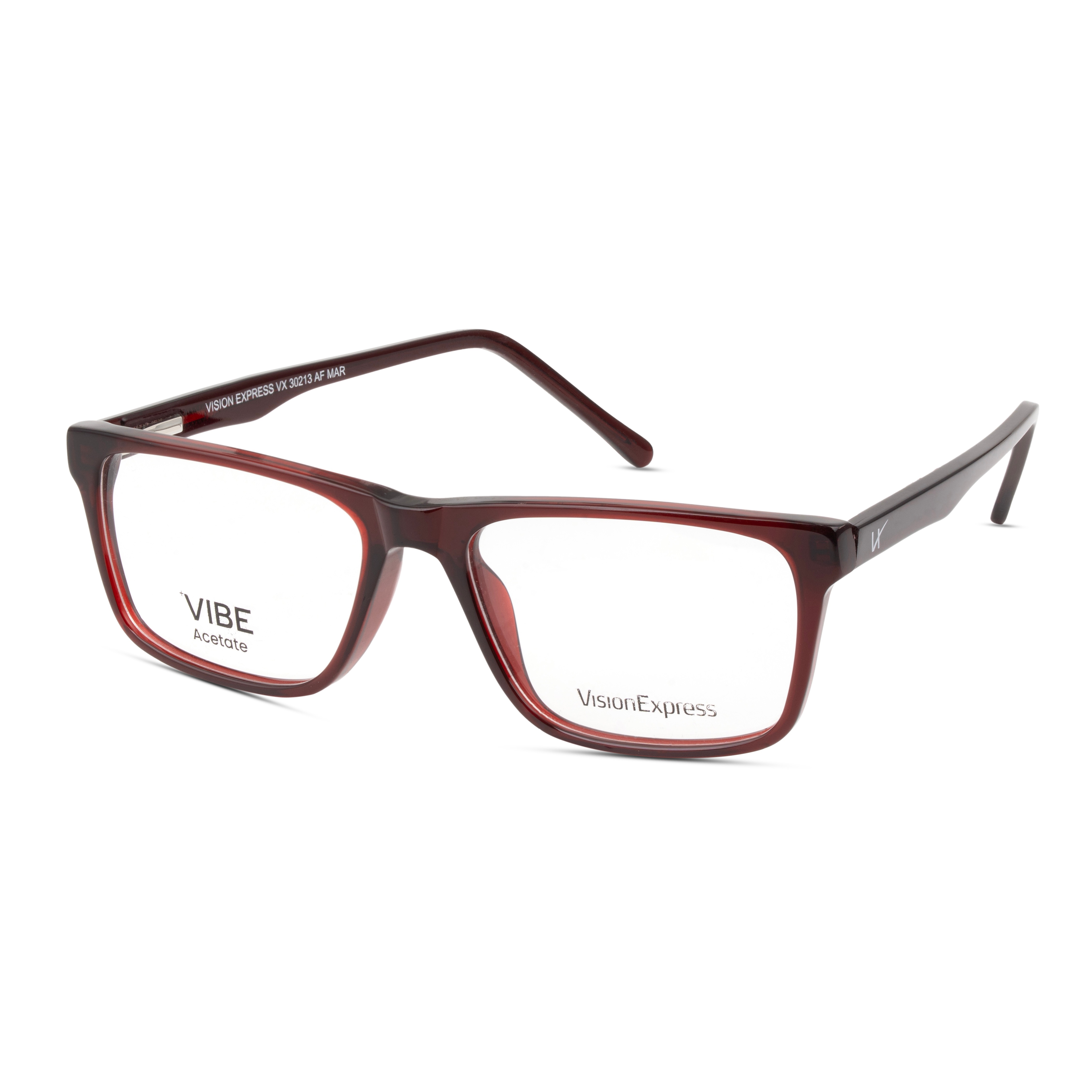 Maroon Rectangle Frames for Men